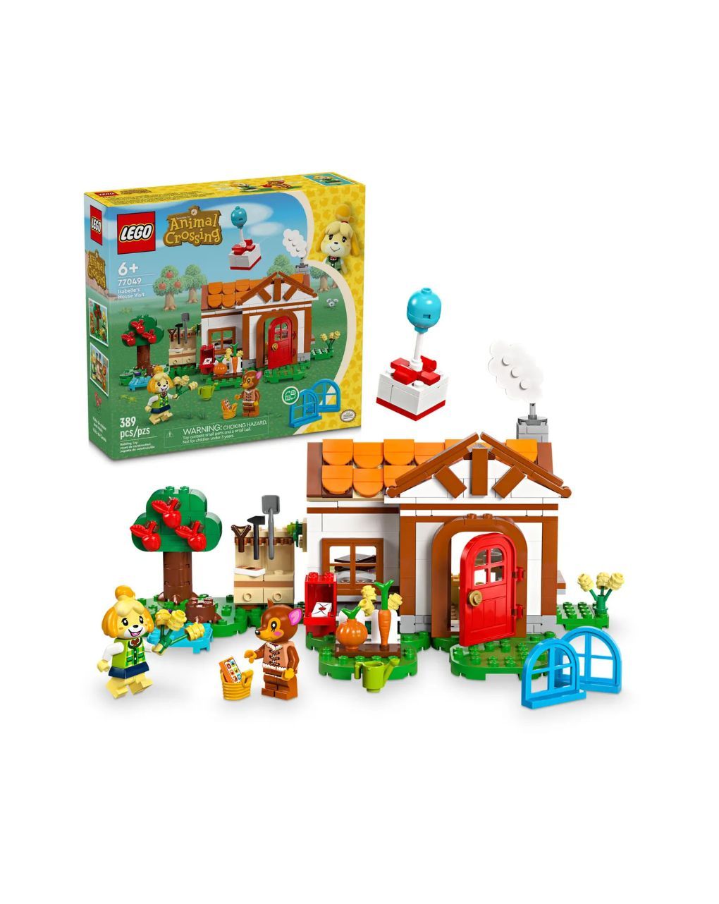 Lego animal crossing isabelle's house visit 77049 - Lego