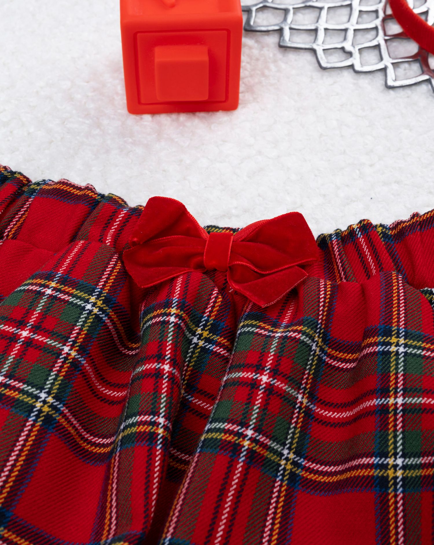 παιδική φούστα καρό με φιογκάκι classic για κορίτσι - Prénatal