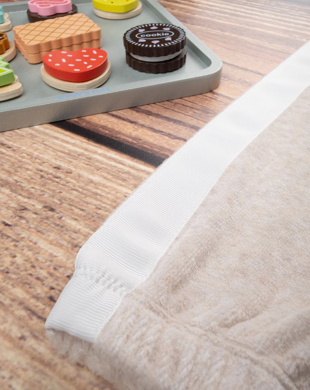 παιδική ζακέτα σενίλ μπεζ για κορίτσι - Prénatal