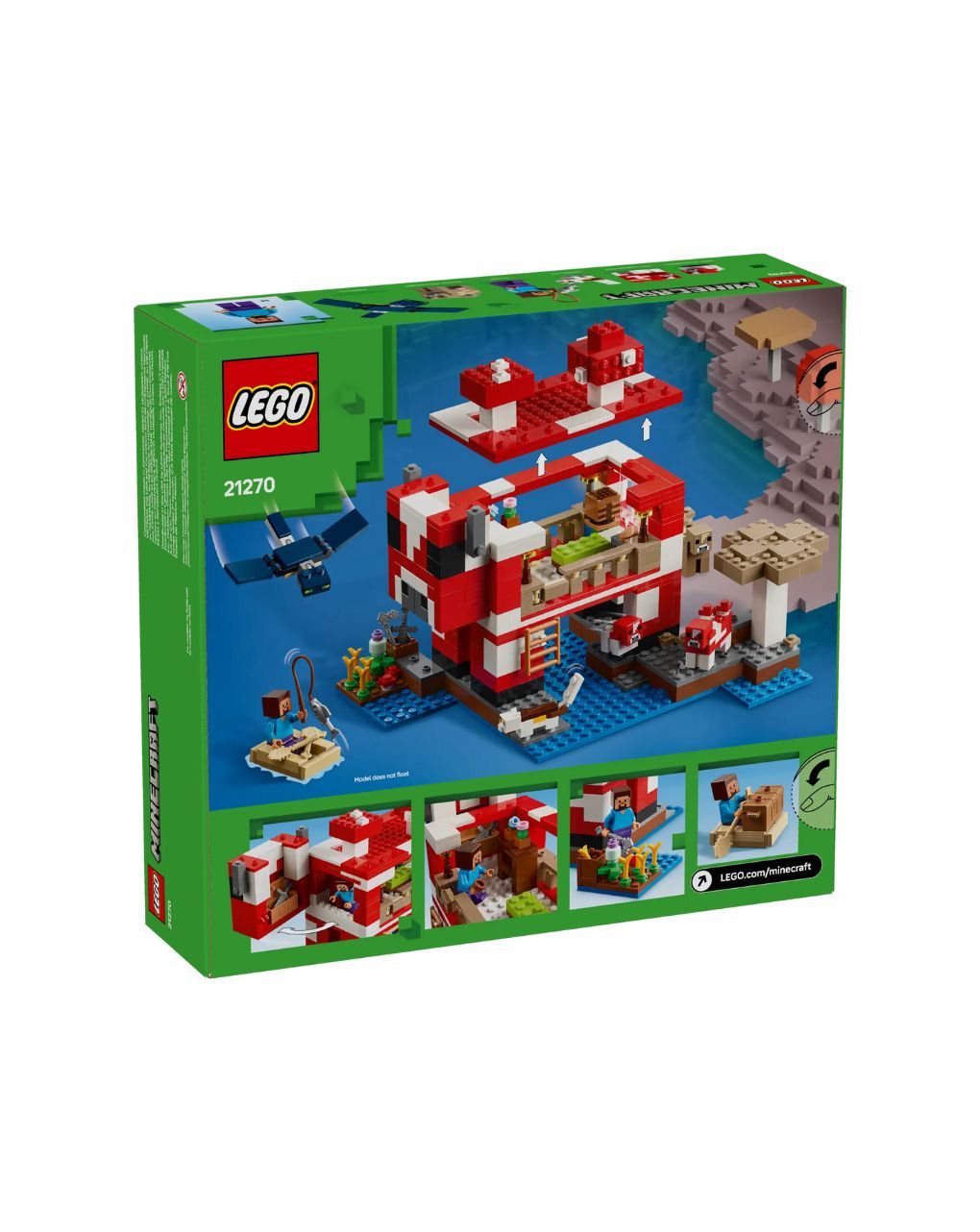 Lego minecraft the mooshroom house 21270 - Lego