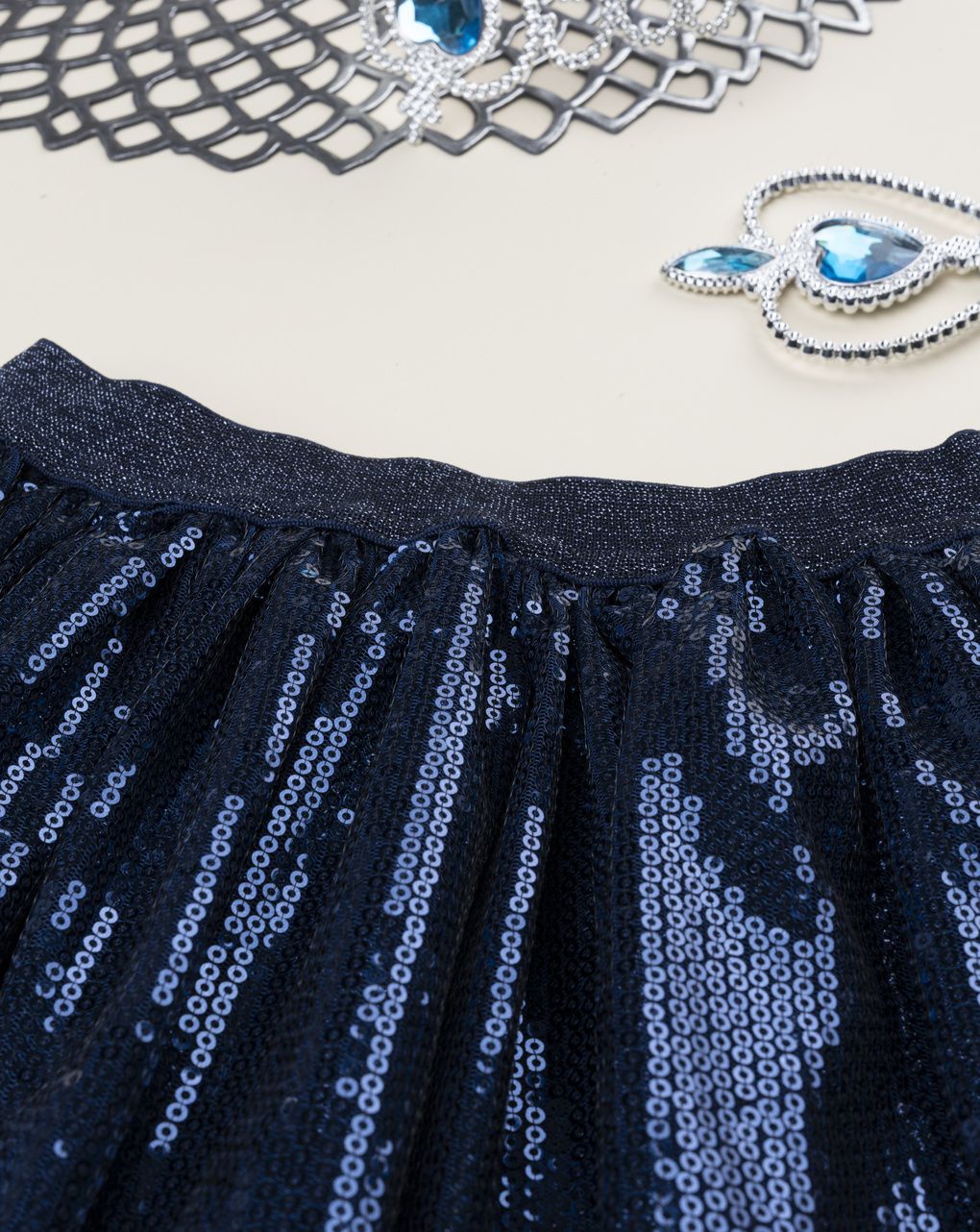 παιδική φούστα μπλε με παγιέτες classic για κορίτσι - Prénatal