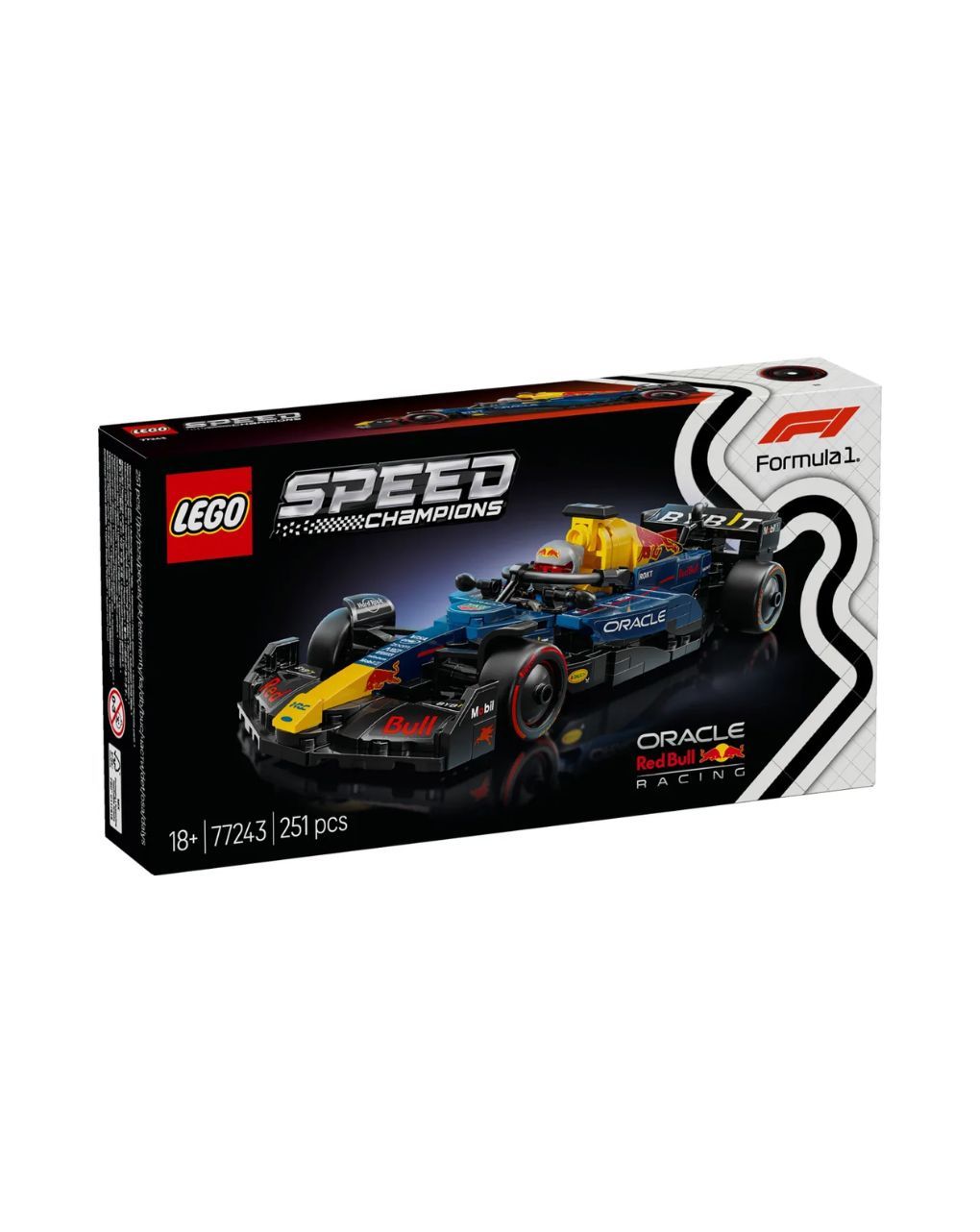 Lego speed champions oracle red bull racing rb20 f1 race car 77243