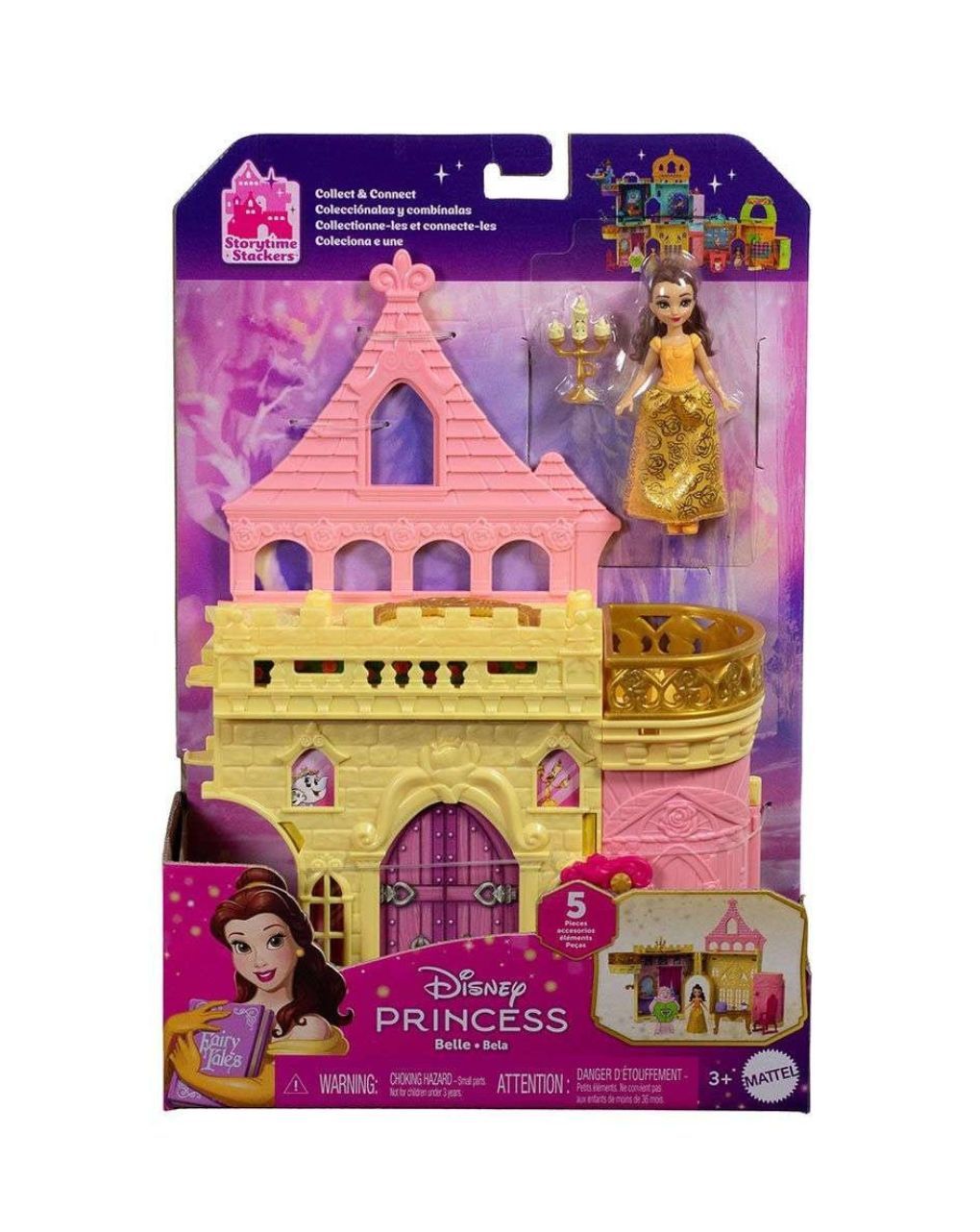 Mattel disney princess mini κούκλες-το παλάτι της πεντάμορφης jdp54 - Disney Princess