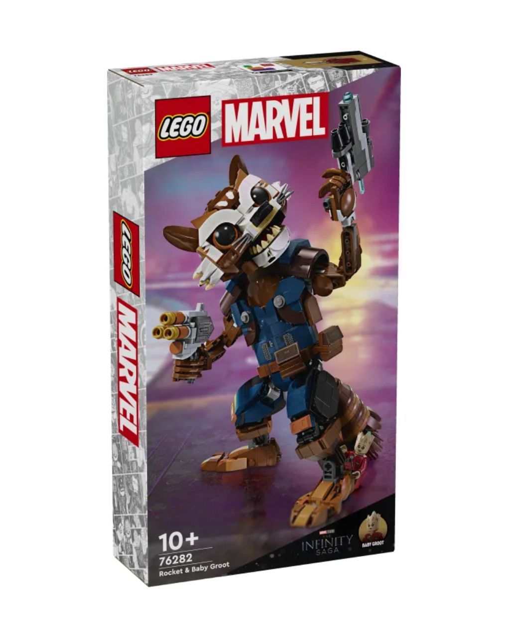 Lego marvel super heroes rocket & baby groot 76282