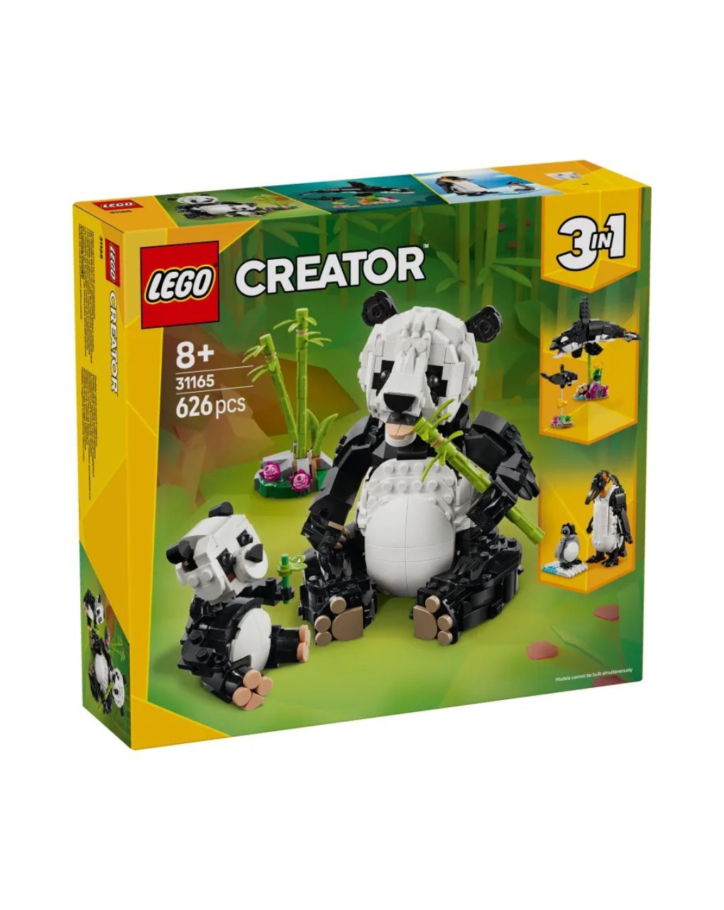 Lego creator 3in1 wild animals panda family 31165