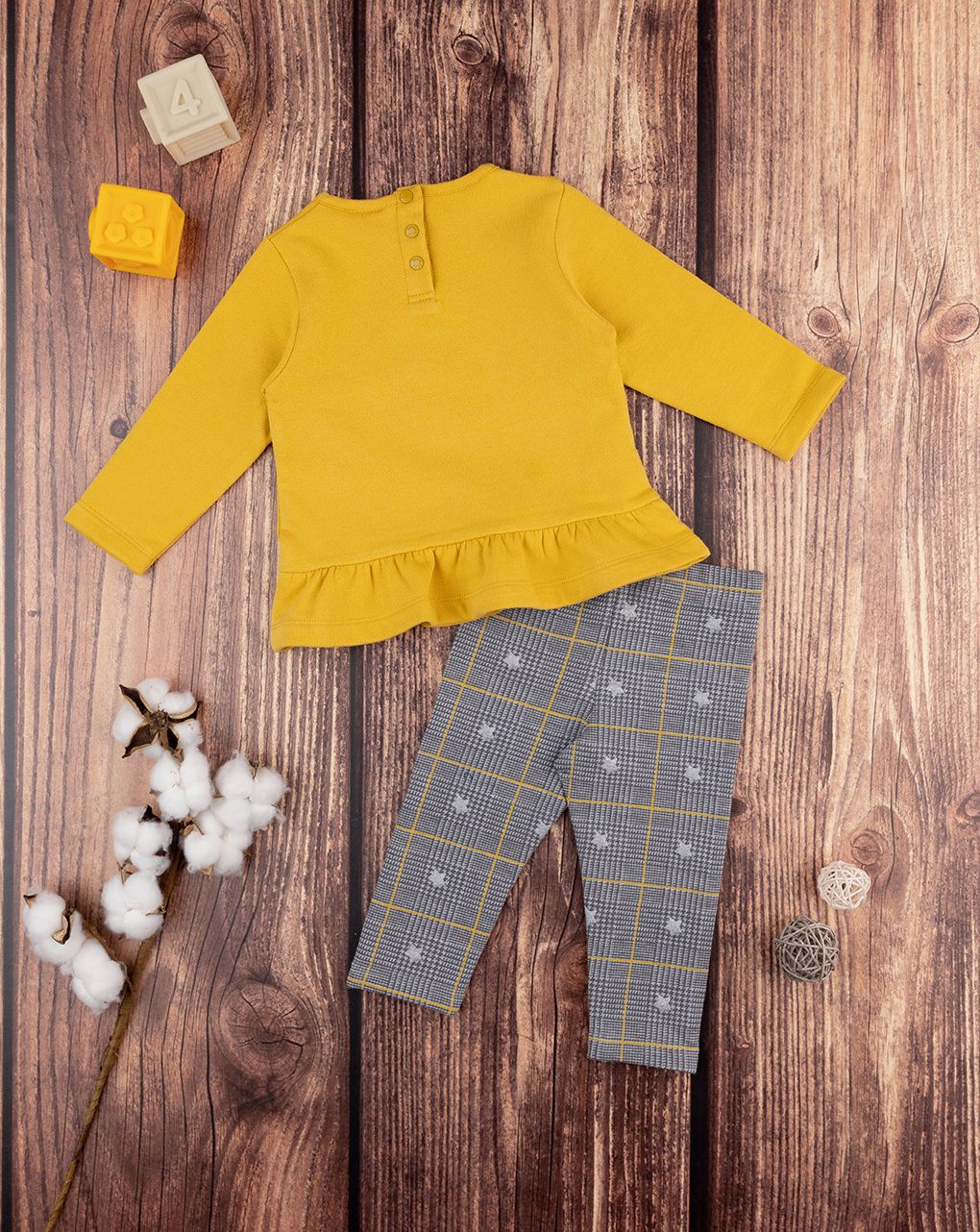 βρεφικό σετ μπλούζα φούτερ και κολάν με μονόκερο για κορίτσι - Prénatal