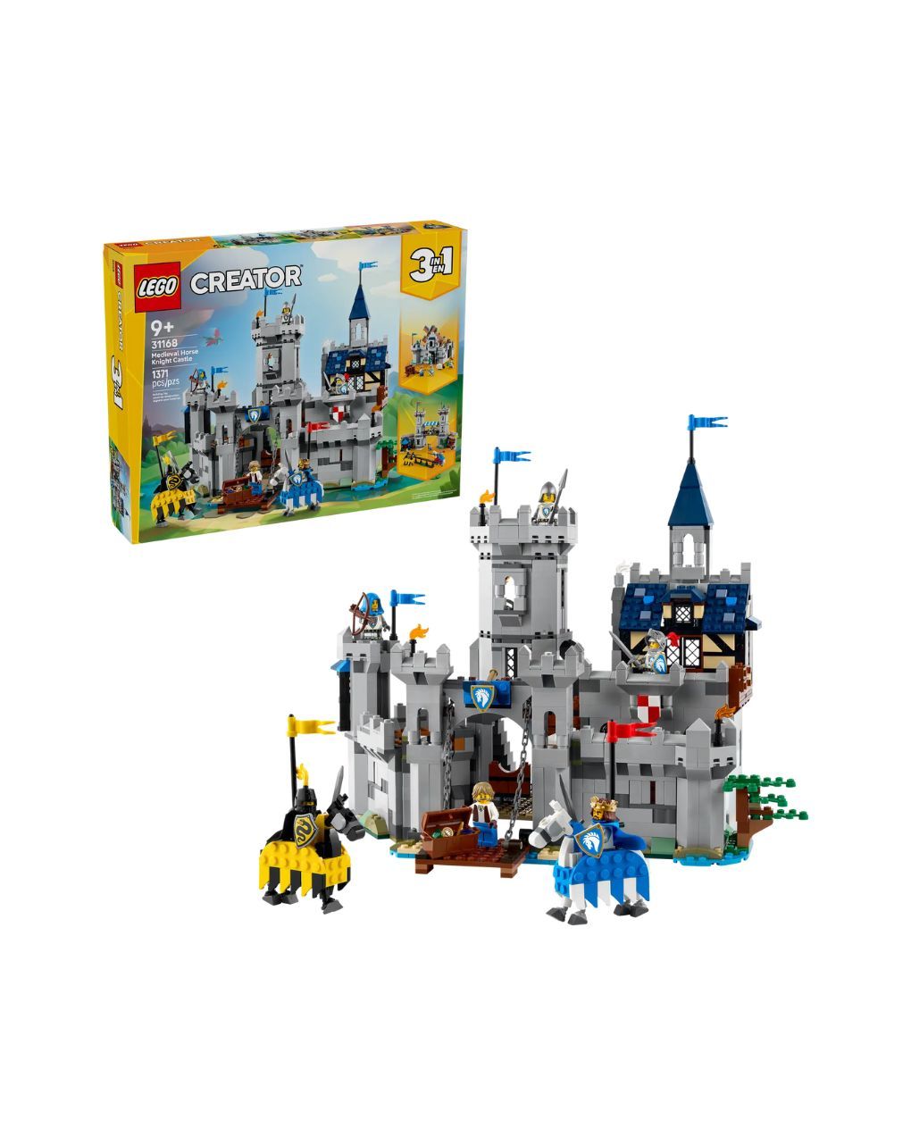 Lego creator 3in1 medieval horse knight castle 31168 - Lego, Lego Creator