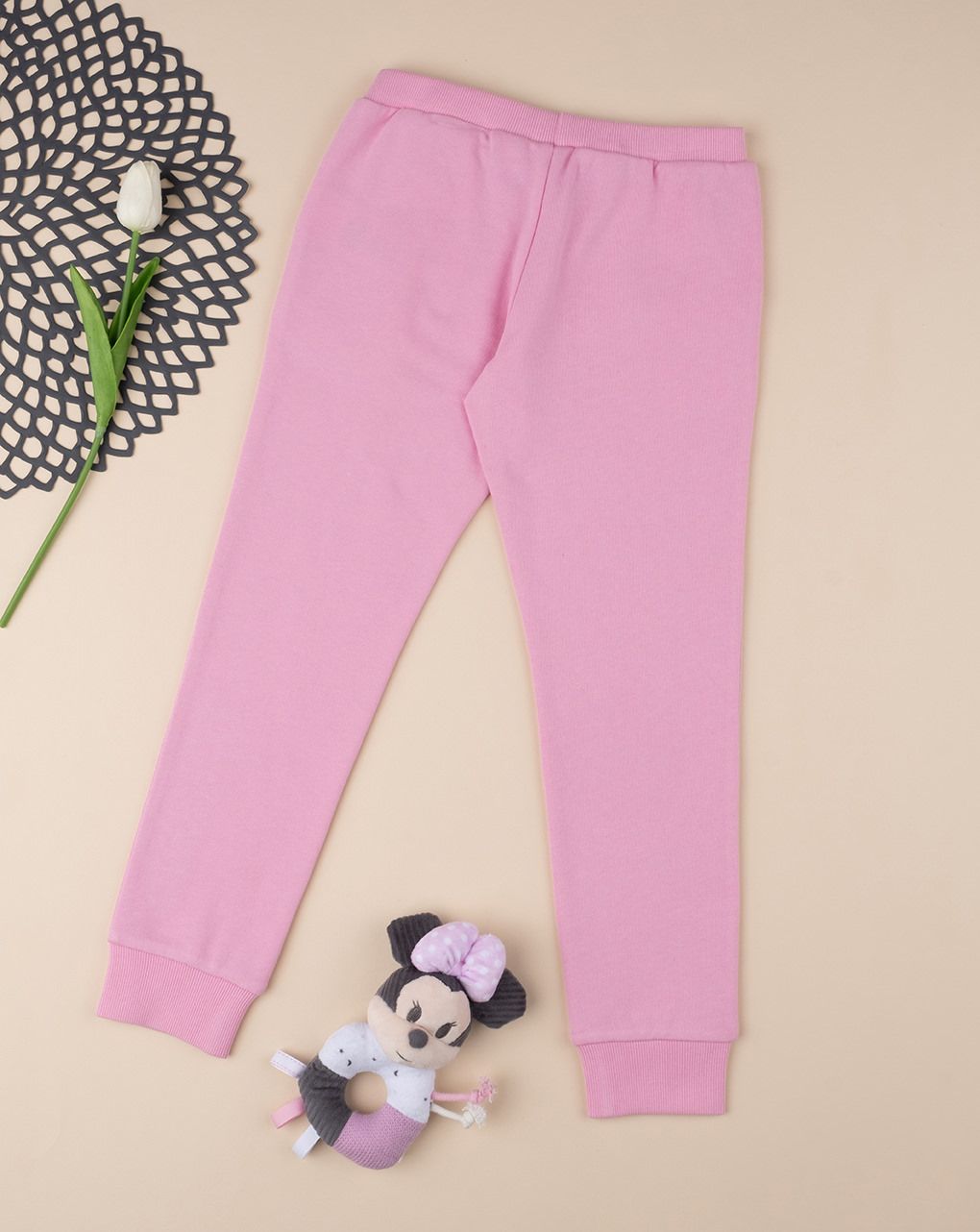 παιδικό παντελόνι φόρμας ροζ minnie για κορίτσι - Prénatal