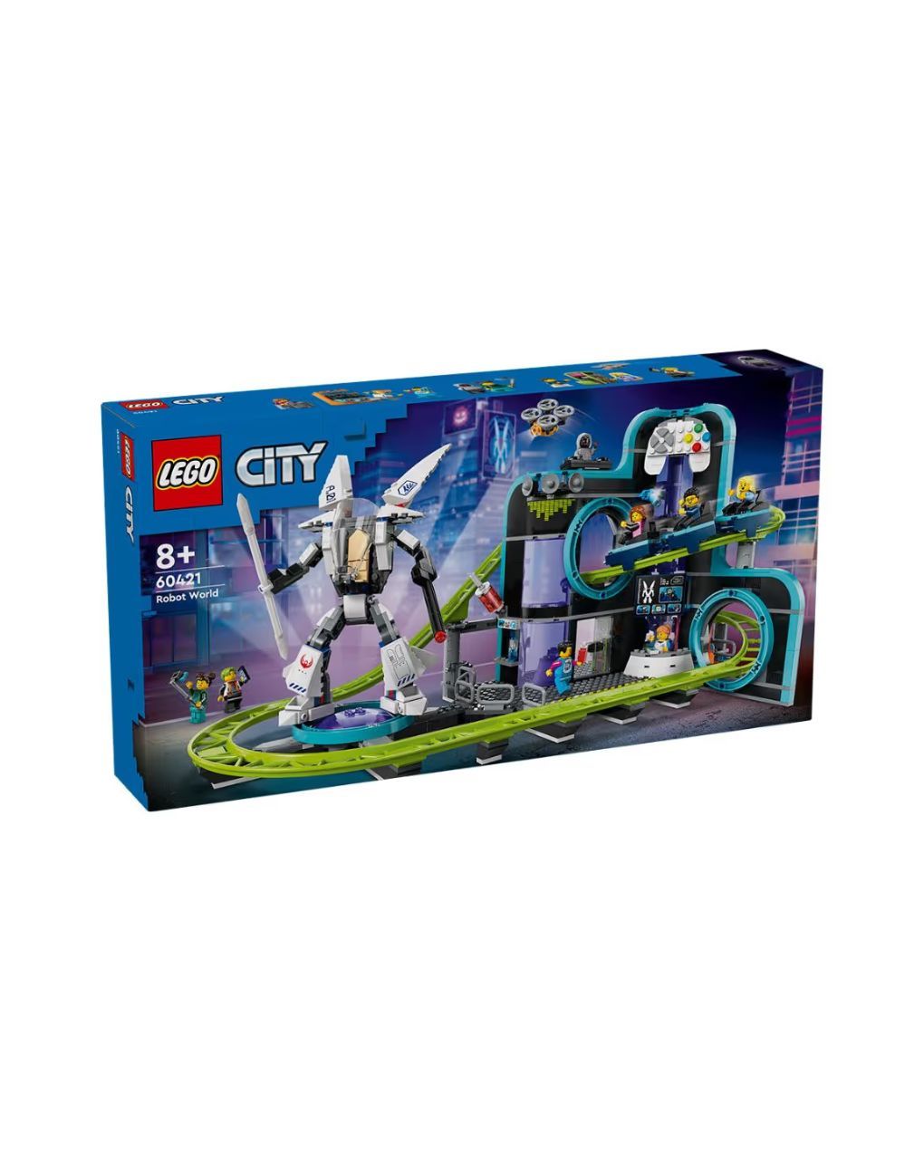 Lego city robot world roller-coaster park 60421 - LEGO