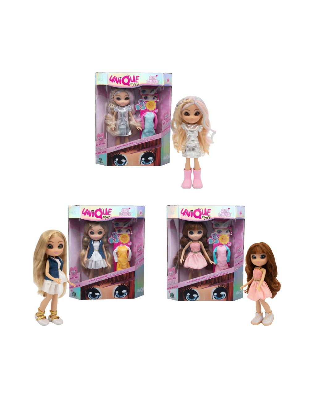 Giochi preziosi unique eyes λαμπερή μεταμόρφωση mym47000 (3 σχέδια)