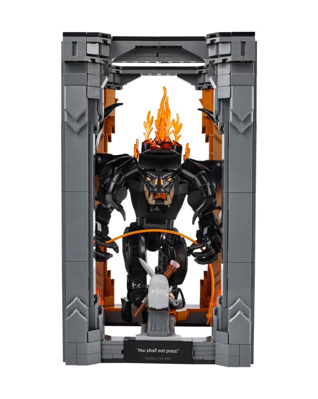 Lego icons the lord of the rings balrog book nook 10367 - Lego