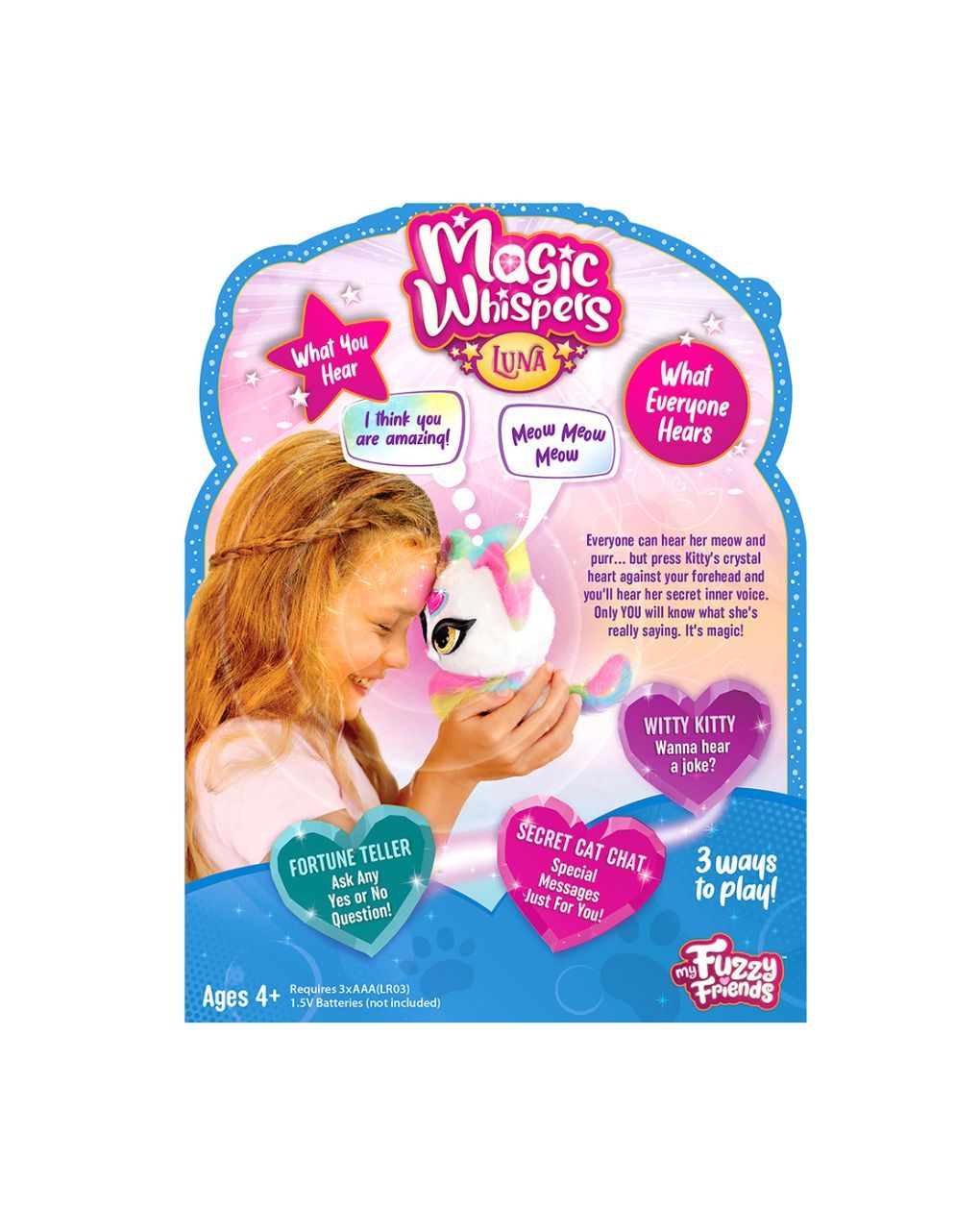 My fuzzy friends magic whisper kitty myg00502 (3 σχέδια) - Giochi Preziosi