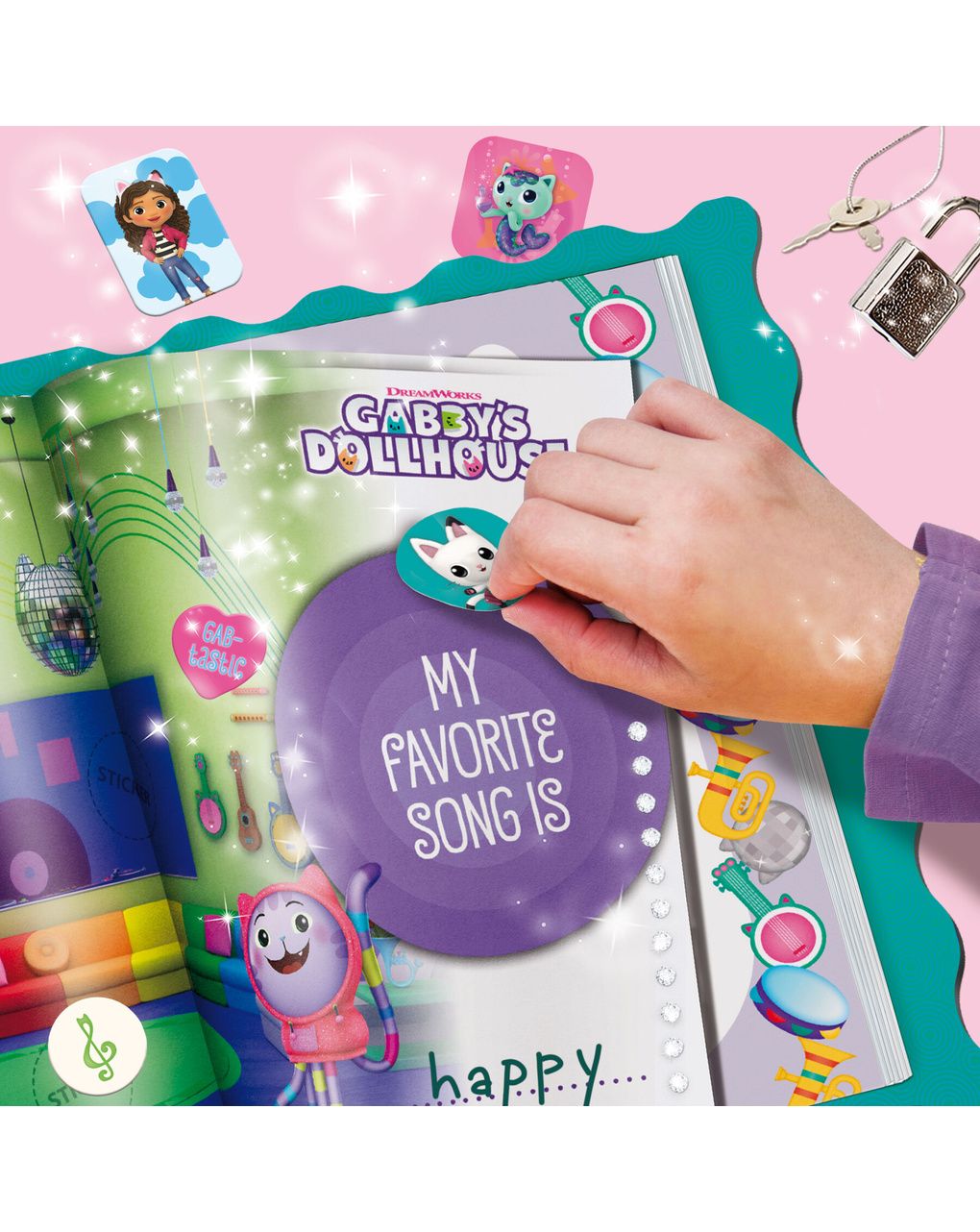 Lisciani gabby’s dollhouse το μυστικό ημερολόγιο 106271 - Lisciani