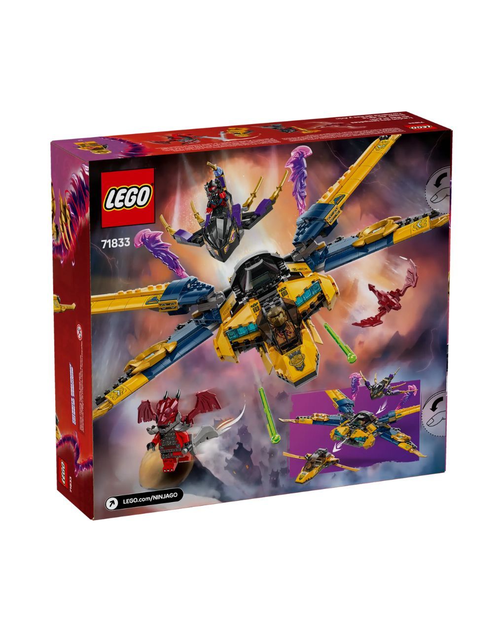 Lego ninjago ras & arin's super storm jet 71833 - Lego, Lego Ninjago