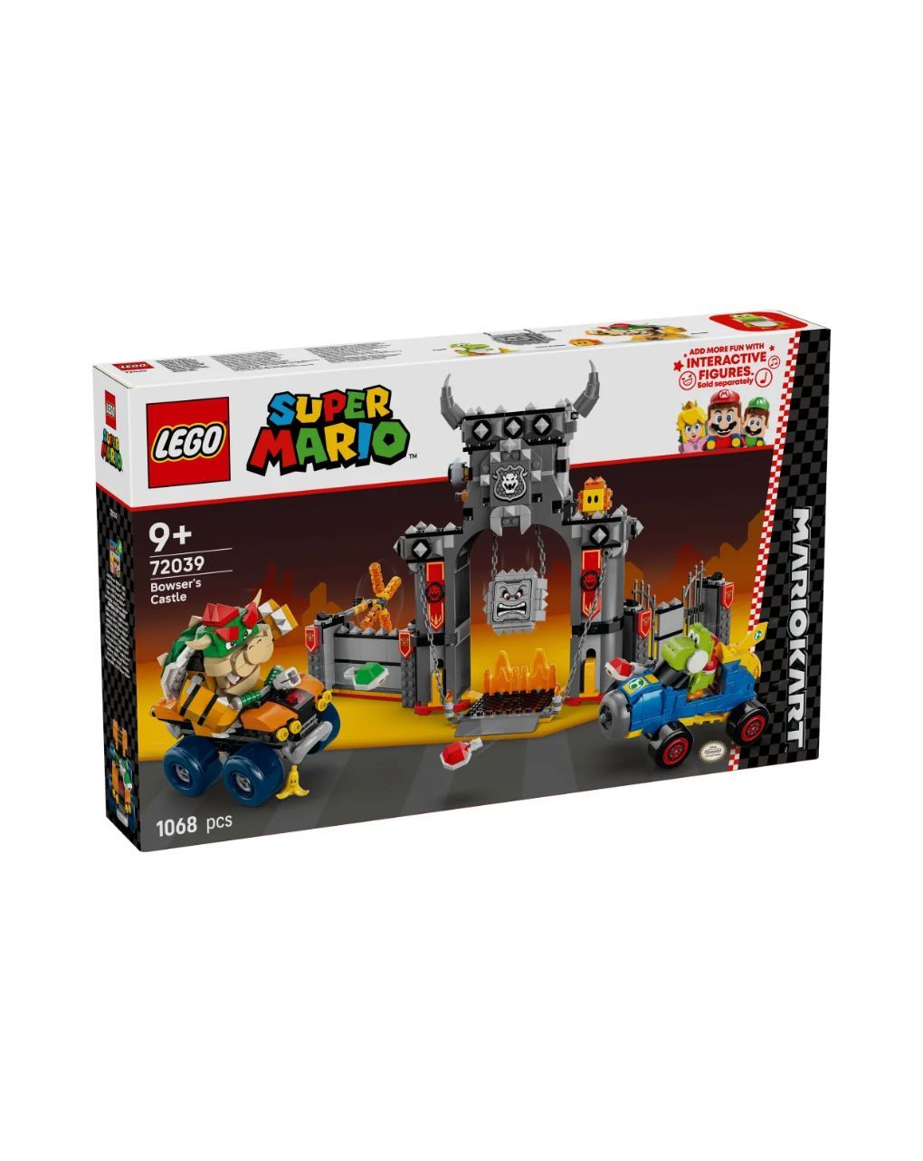 Lego super mario kart-bowser's castle 72039