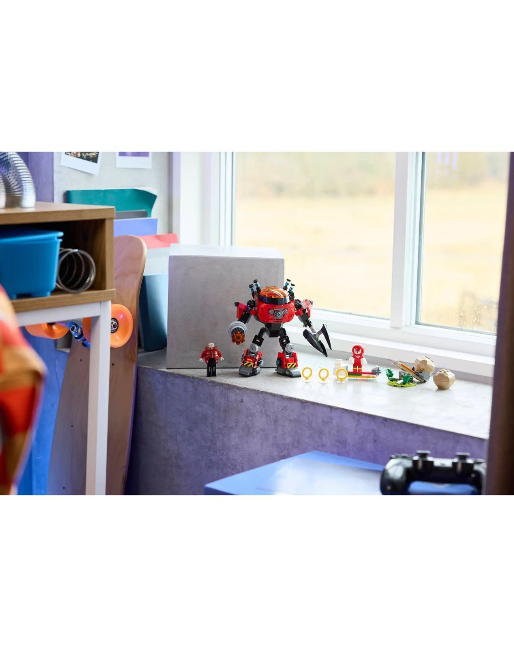 Lego sonic the hedgehog knuckles vs. dr. eggman egg crusher mech 77005 - Lego