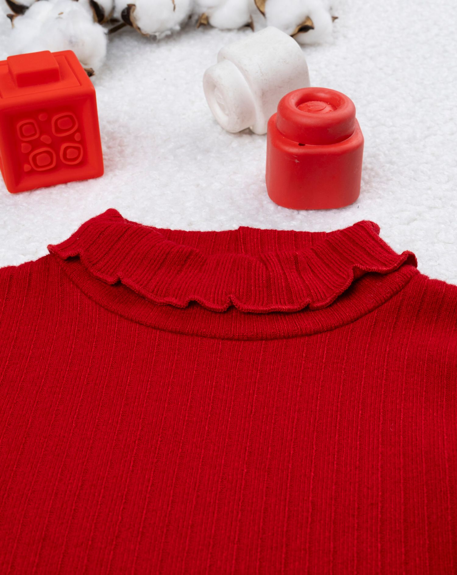 παιδική μπλούζα ζιβάγκο κόκκινη classic για κορίτσι - Prénatal