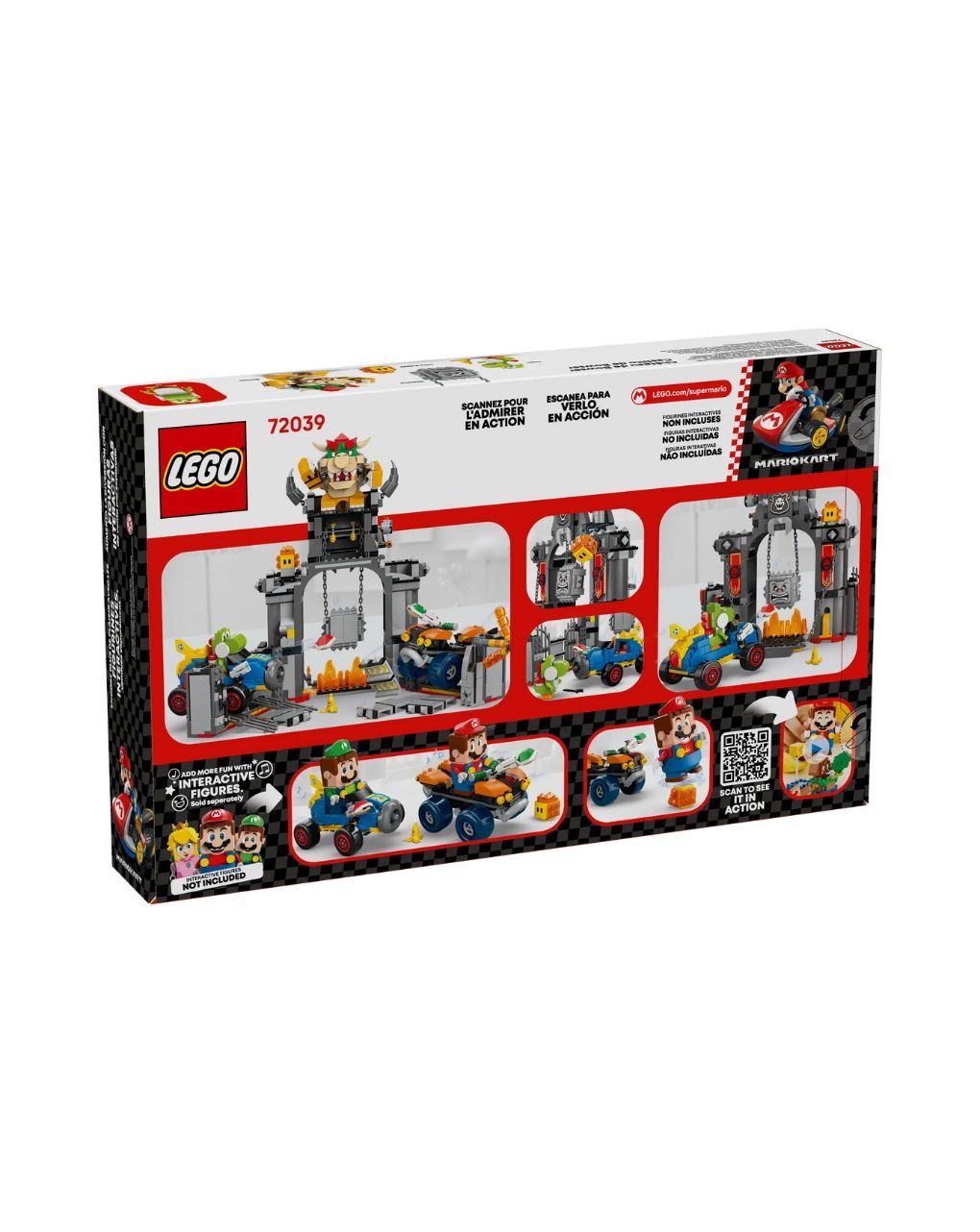Lego super mario kart-bowser's castle 72039 - Lego