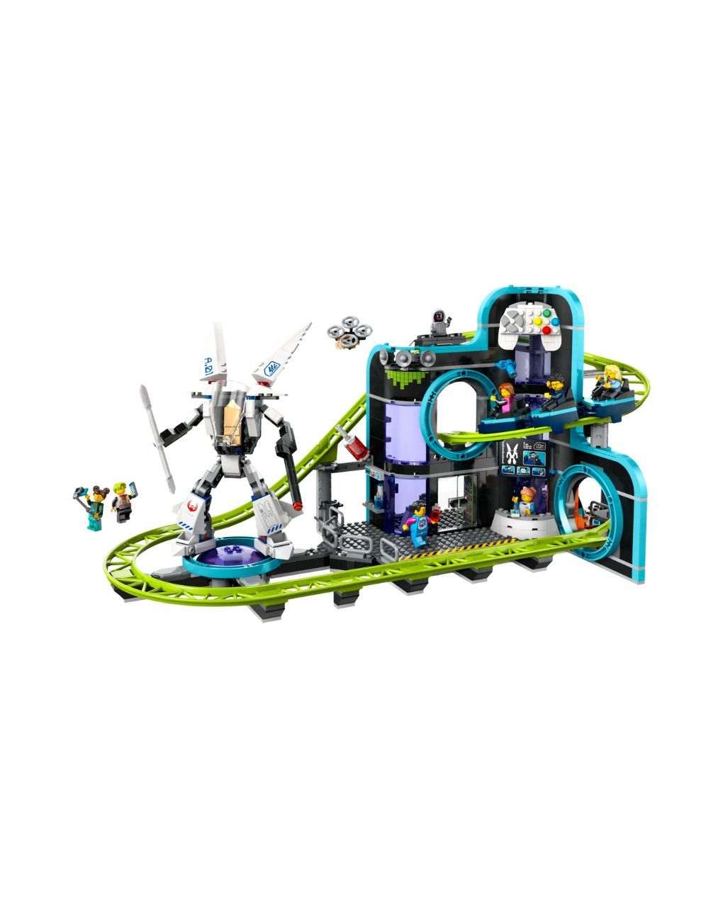 Lego city robot world roller-coaster park 60421 - LEGO