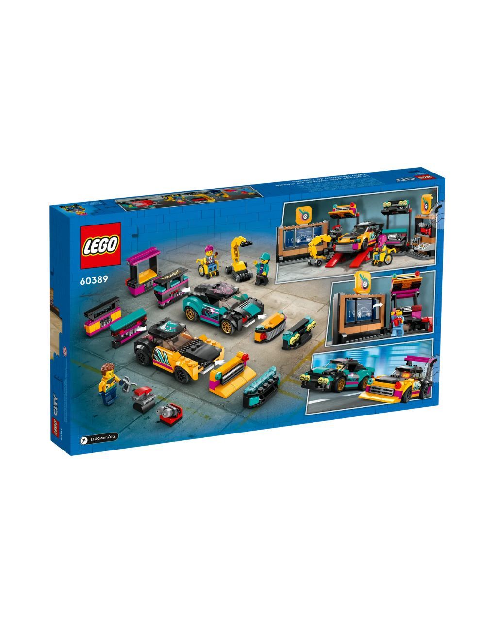 Lego city great vehicles custom car garage 60389 - Lego, Lego City