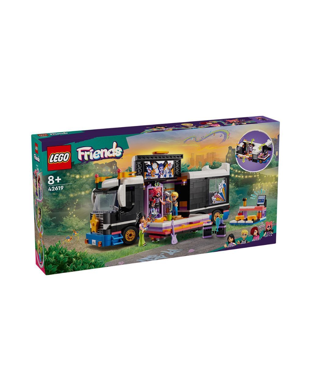 Lego friends pop star music tour bus 42619 - LEGO