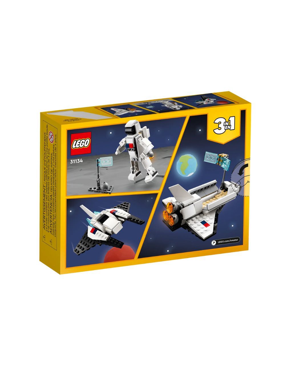 Lego creator 3in1 space shuttl 31134 - LEGO, LEGO Creator