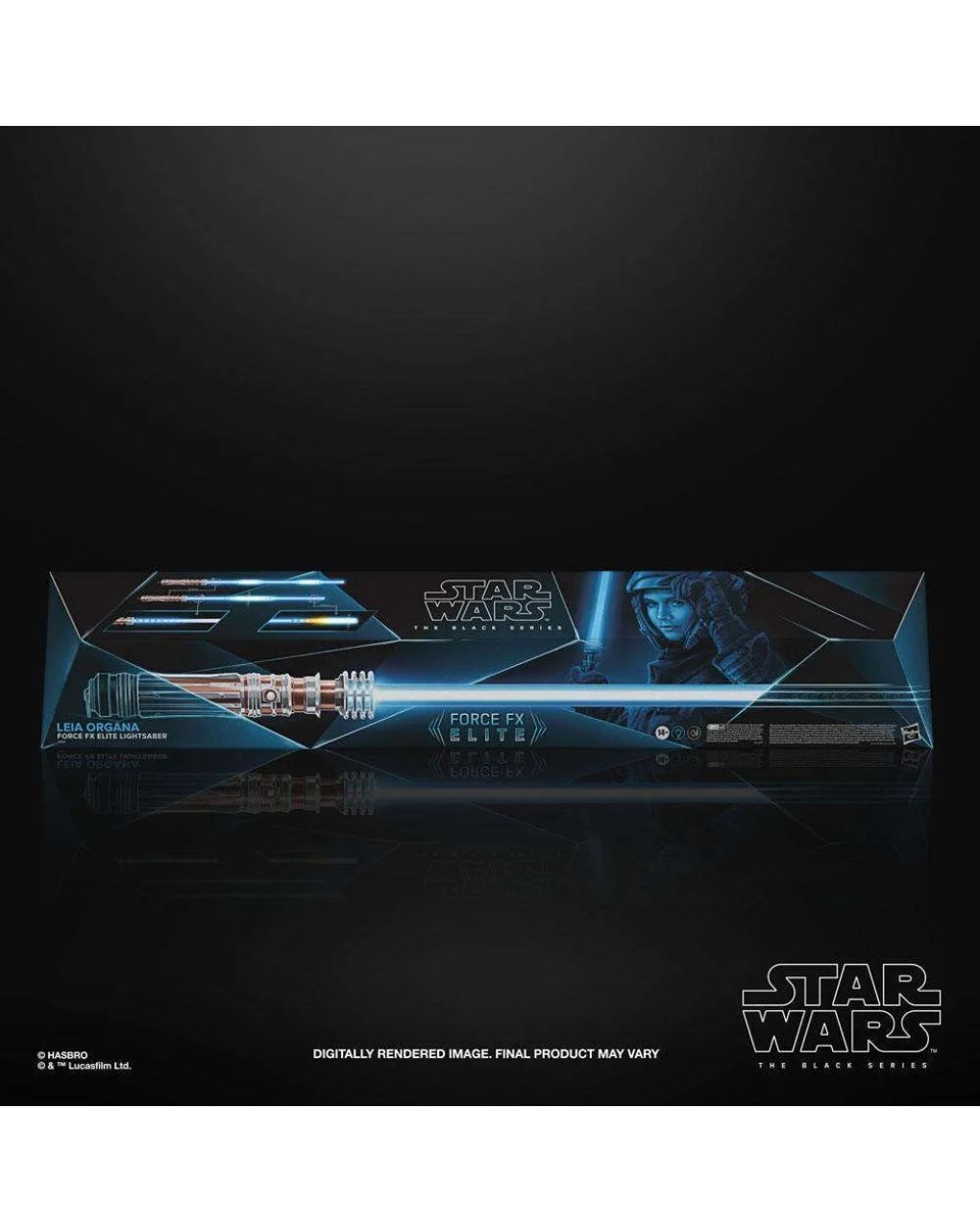 Hasbro star wars φωτόσπαθο the black series leia organa force fx elite lightsaber f3904 - Hasbro