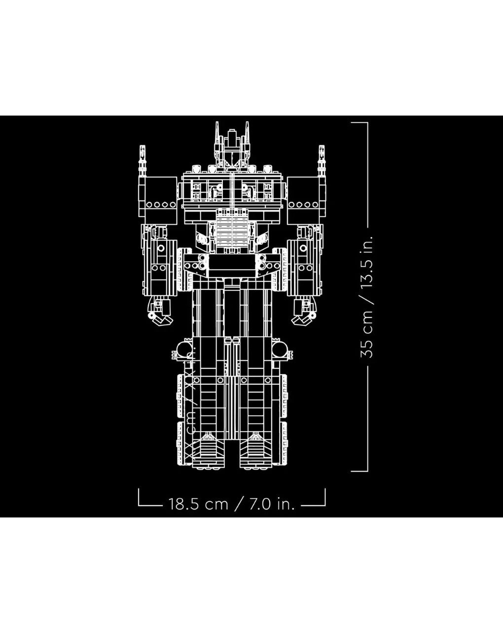 Lego icons transformers optimus prime 10302 - Lego