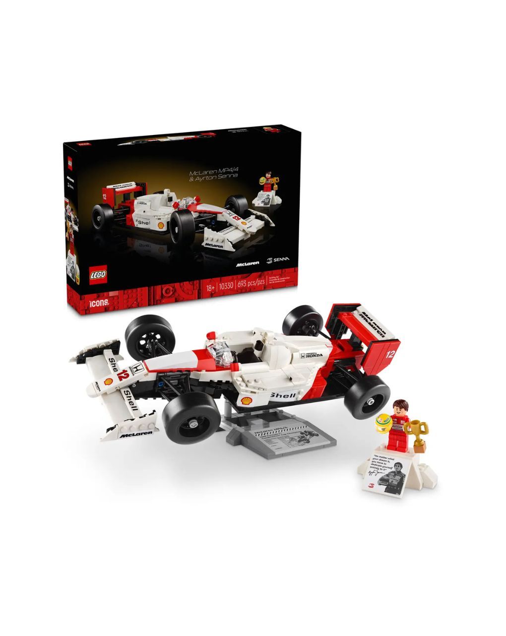 Lego icons mclaren mp4/4 & ayrton senna 10330 - Lego, LEGO Icons