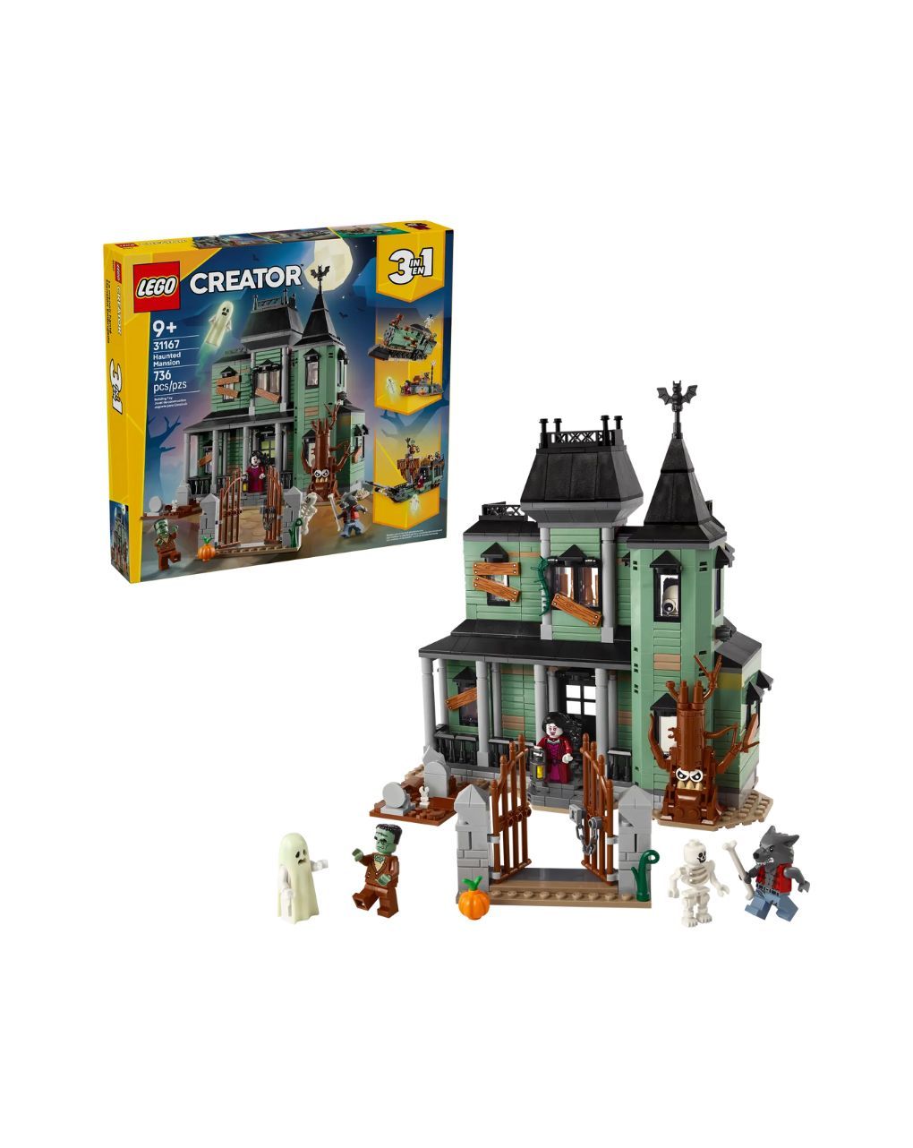 Lego creator 3in1 haunted mansion 31167 - Lego, Lego Creator