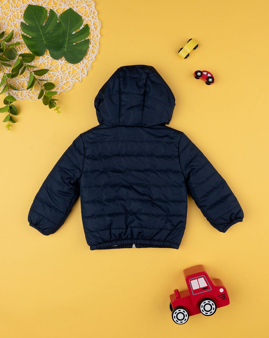 βρεφικό μπουφάν puffer μπλε για αγόρι - Prénatal
