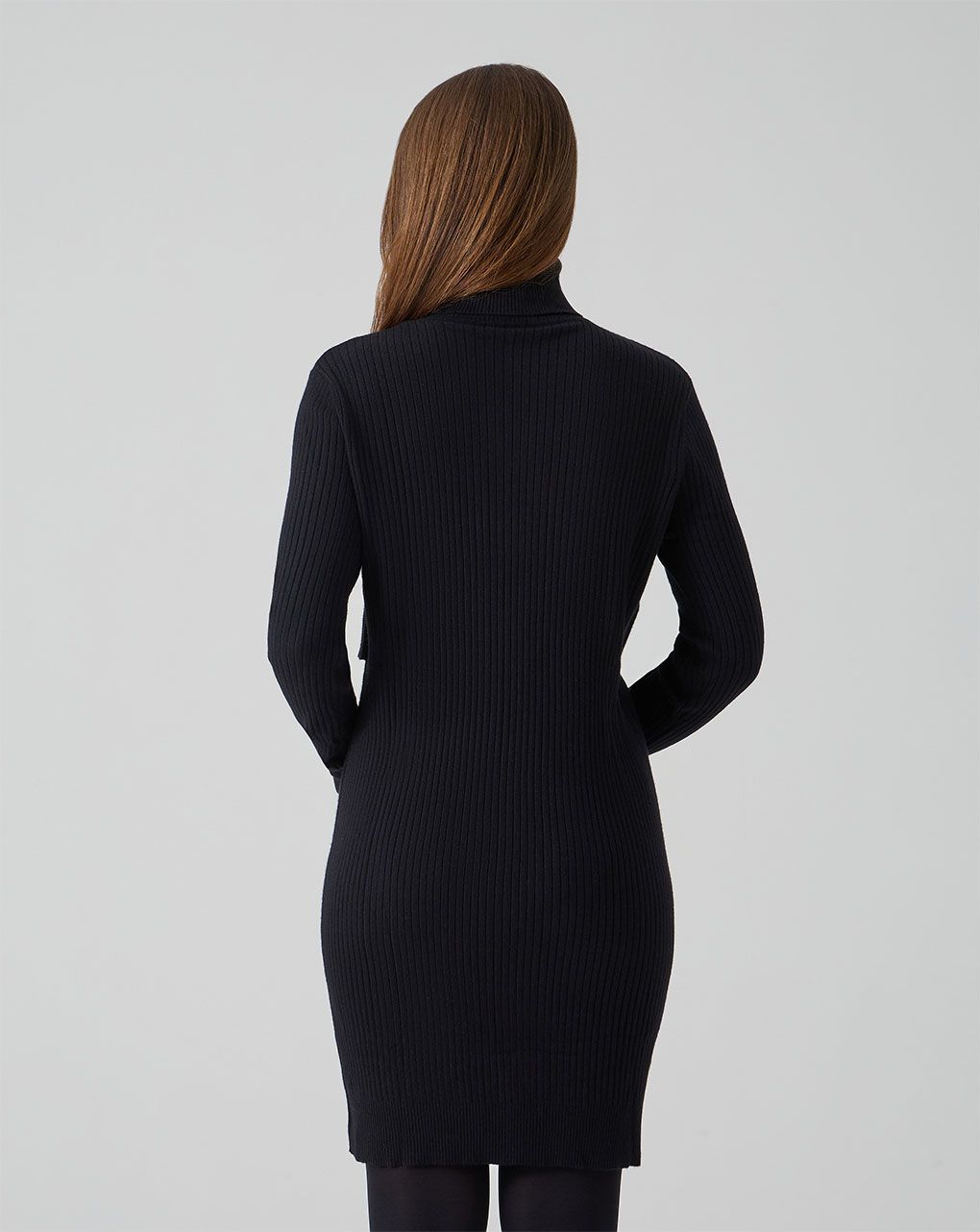 γυναικείο φόρεμα εγκυμοσύνης/θηλασμού πλεκτό μαύρο - Prénatal