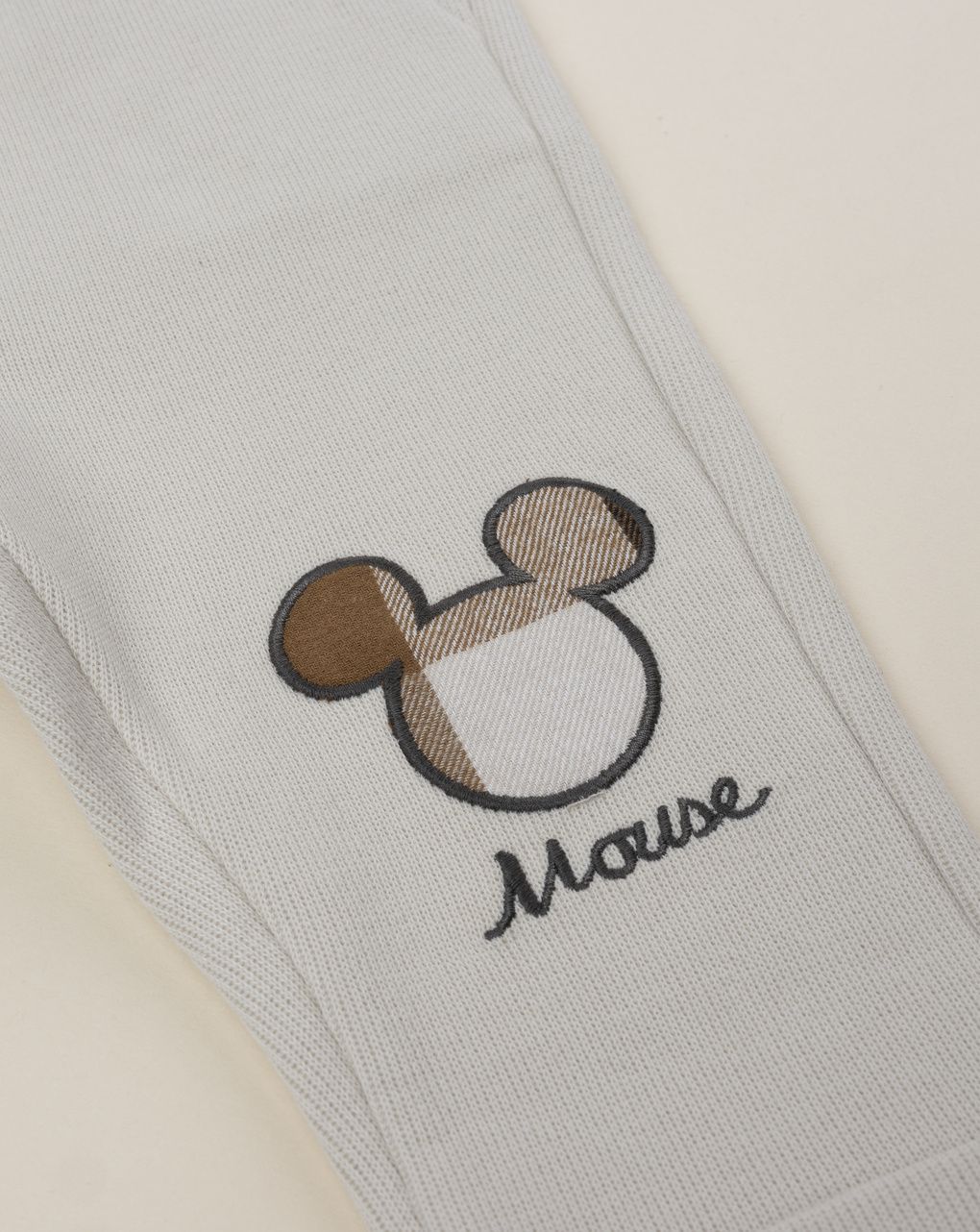 βρεφικό παντελόνι φούτερ μπεζ mickey για αγόρι - Prénatal