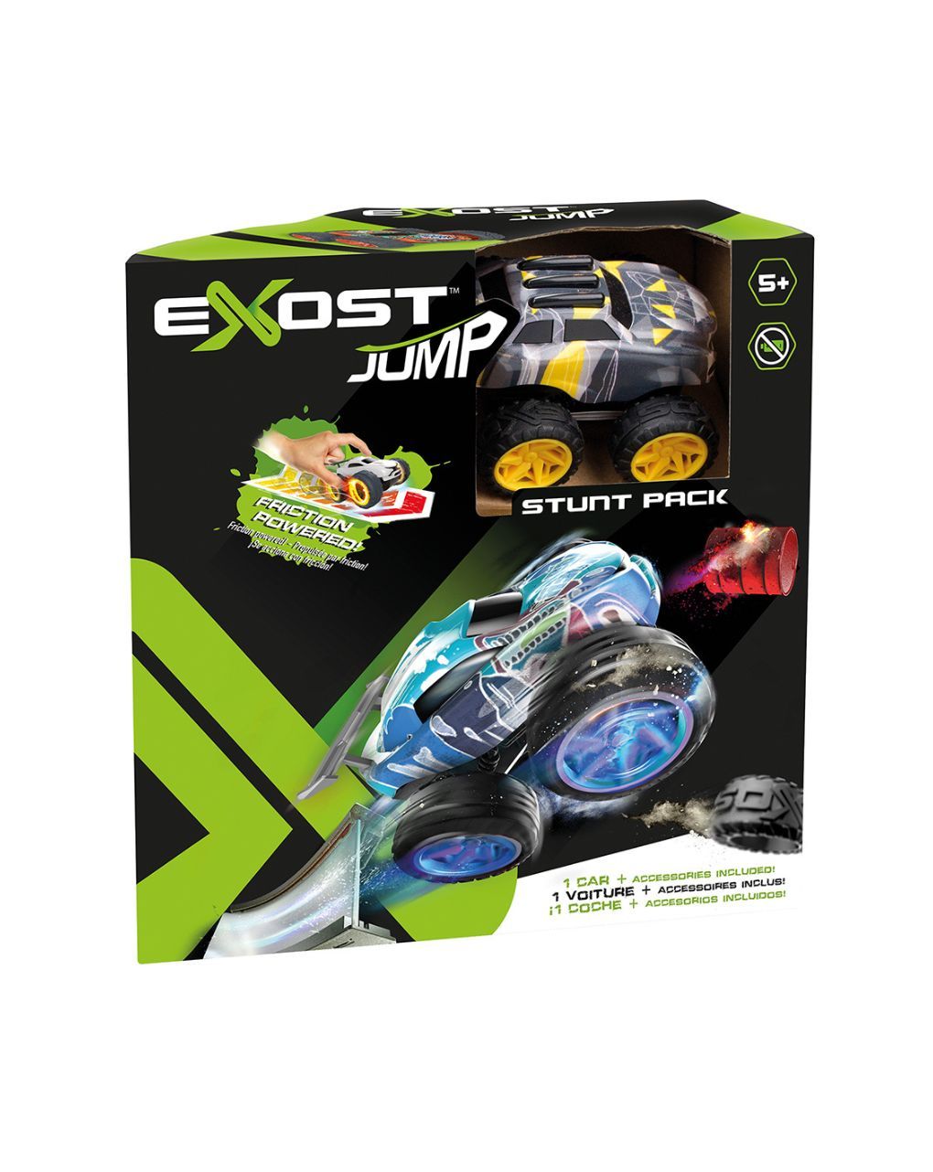 Exost jump αυτοκίνητο χωρίς μπαταρίες με ράμπα και εμπόδια 7530-20620 (3 σχέδια) - Exost