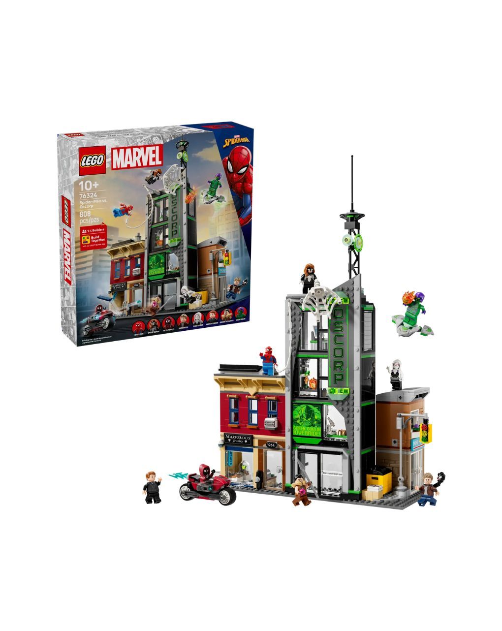Lego super heroes spiderman vs. oscorp 76324 - Lego, Lego Marvel Super Heroes