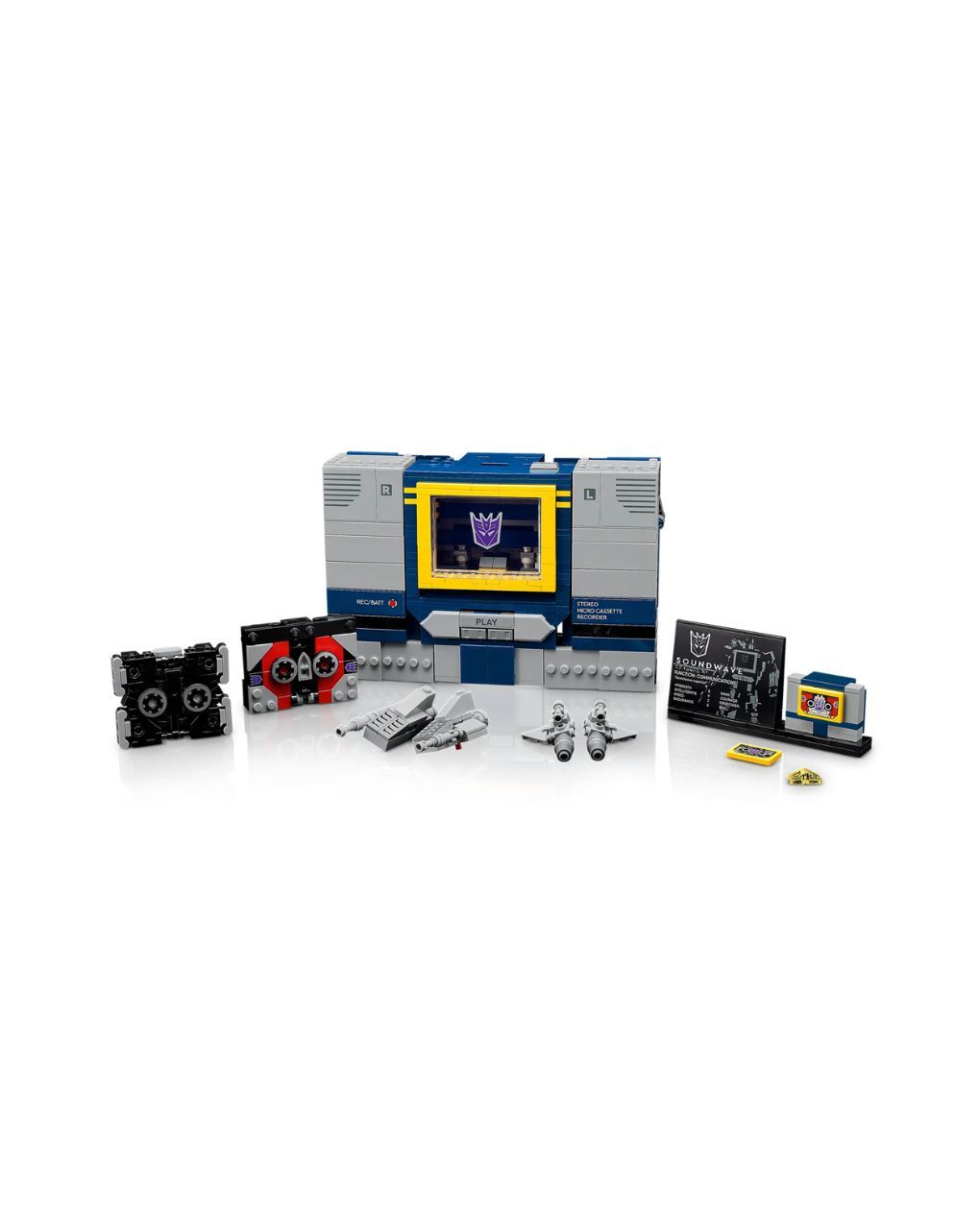 Lego icons transformers soundwave 10358 - Lego