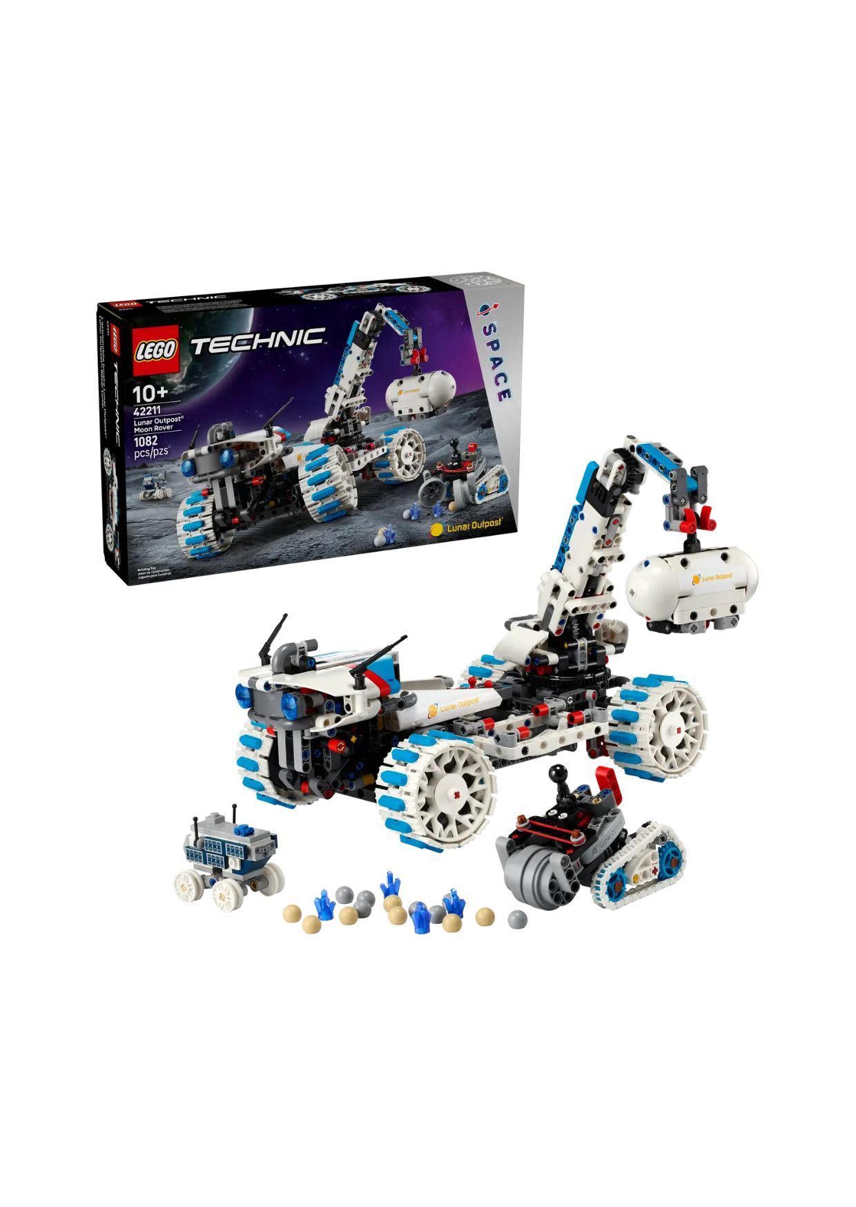 Lego technic lunar outpost moon rover space vehicle 42211 - Lego, Lego Technic