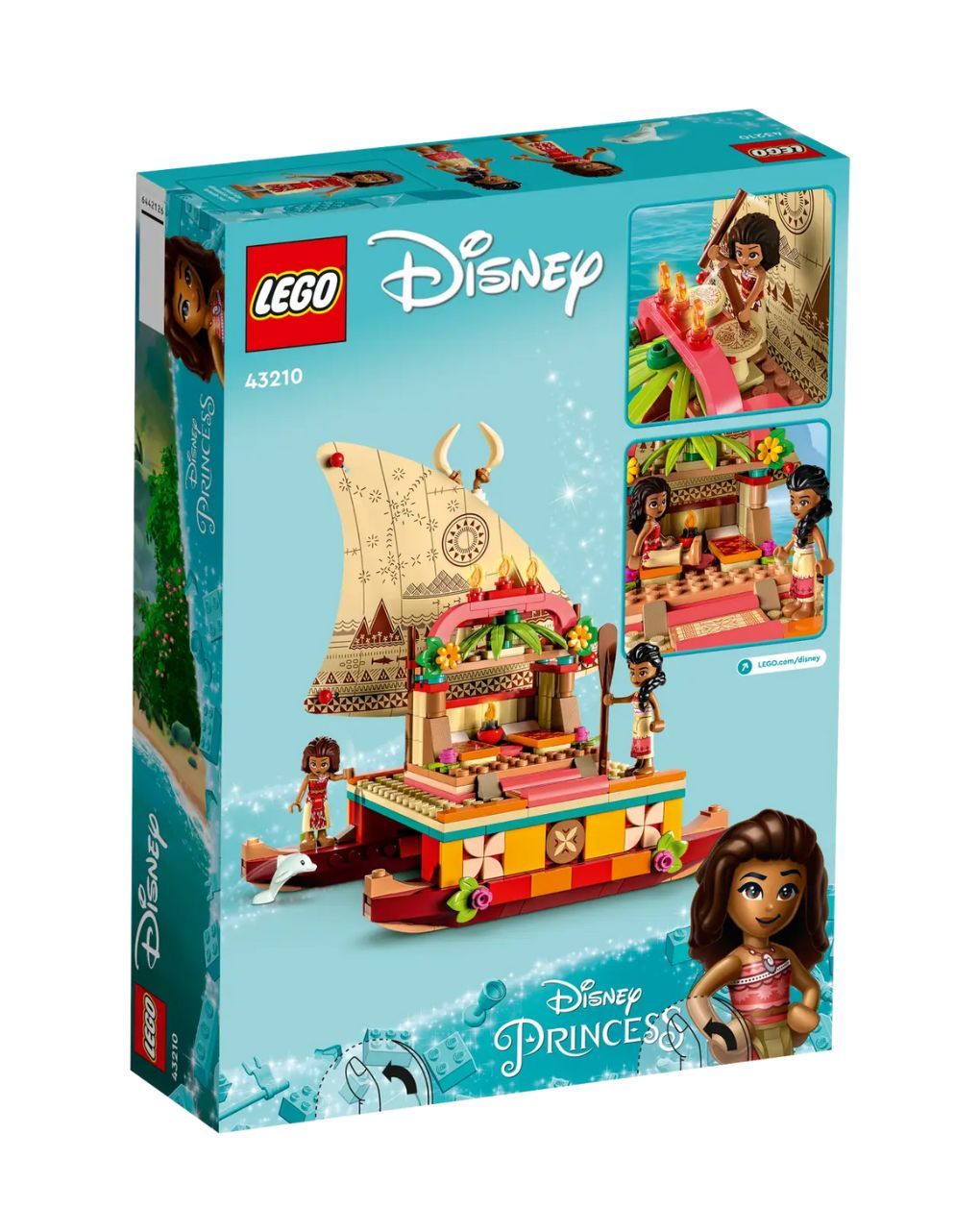 Lego disney princess moana’s wayfinding boat 43210 - LEGO