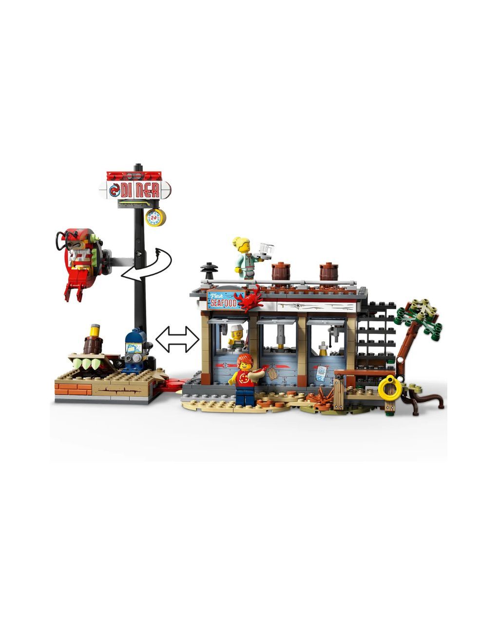 Lego hidden side shrimp shack attack 70422 - LEGO