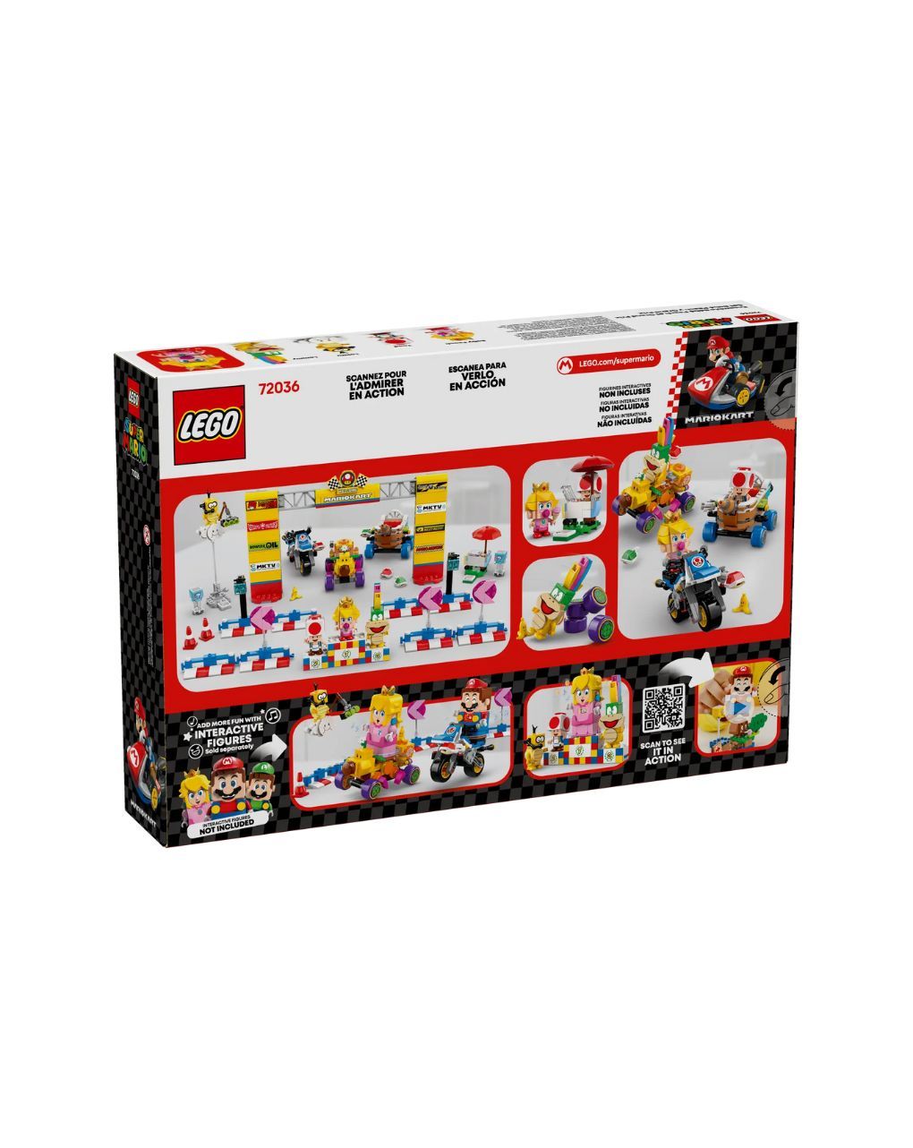 Lego super mario kart™ baby peach & grand prix set 72036 - Lego