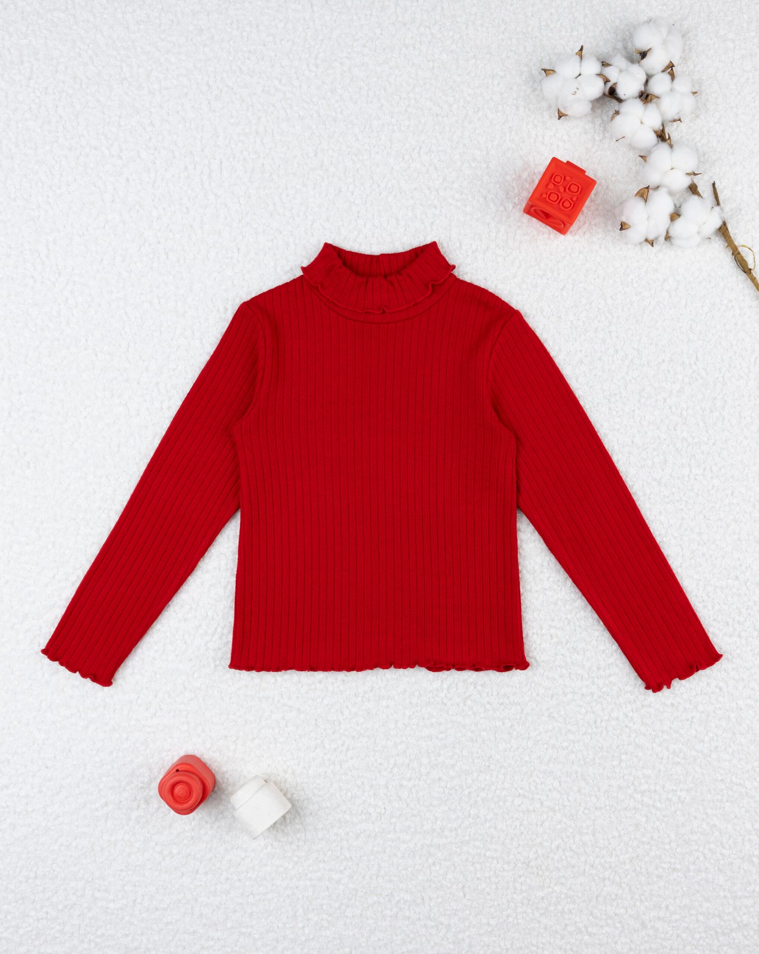 παιδική μπλούζα ζιβάγκο κόκκινη classic για κορίτσι