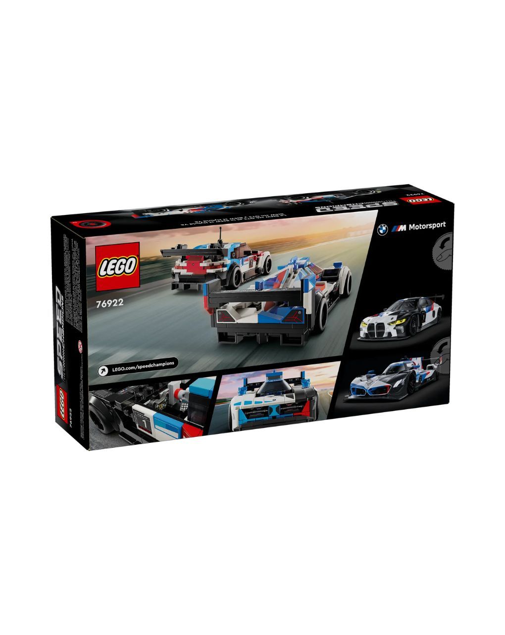 Lego speed champions bwm m4 gt3 & bmw m hybrid v8 race cars 76922 - Lego