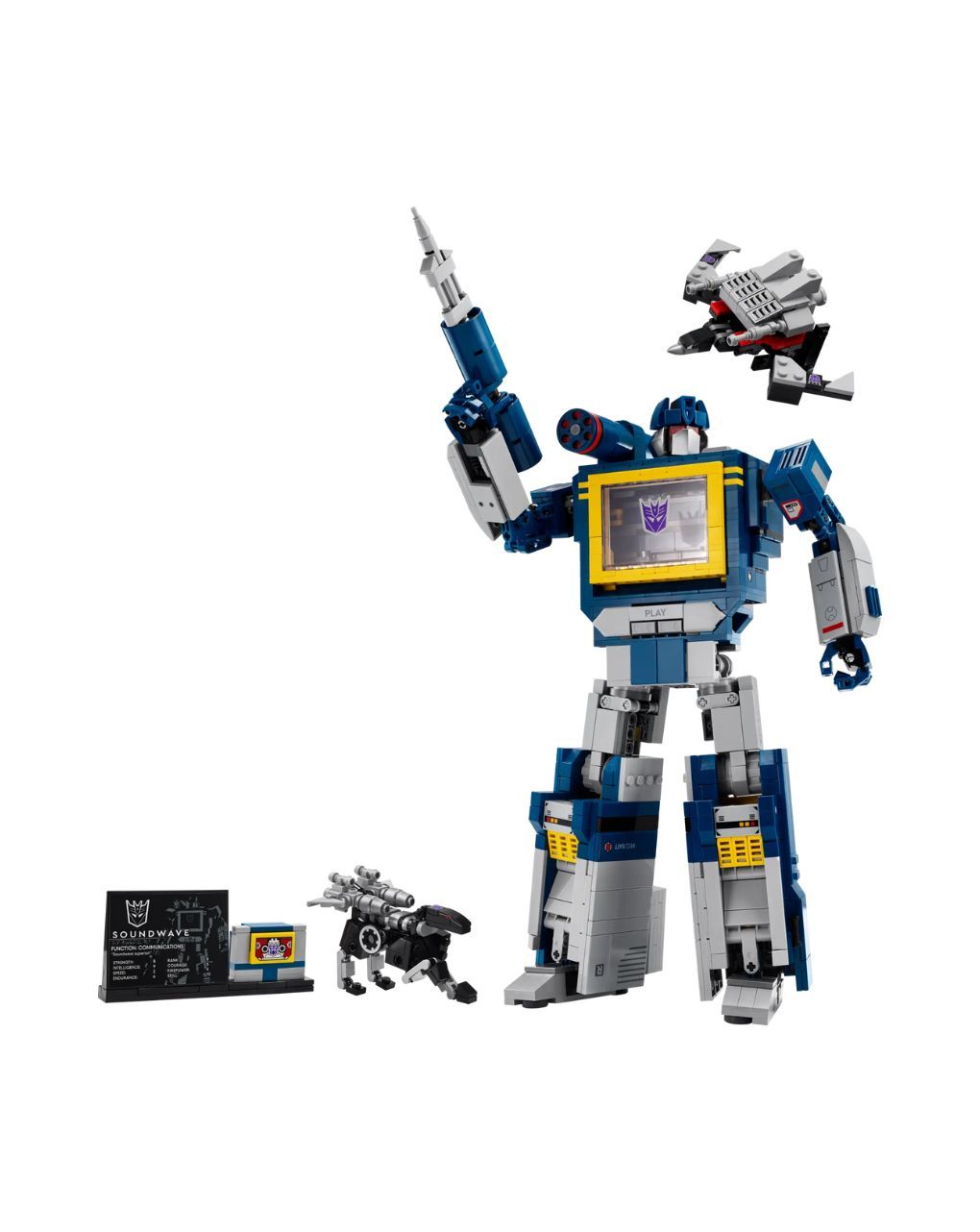 Lego icons transformers soundwave 10358 - Lego