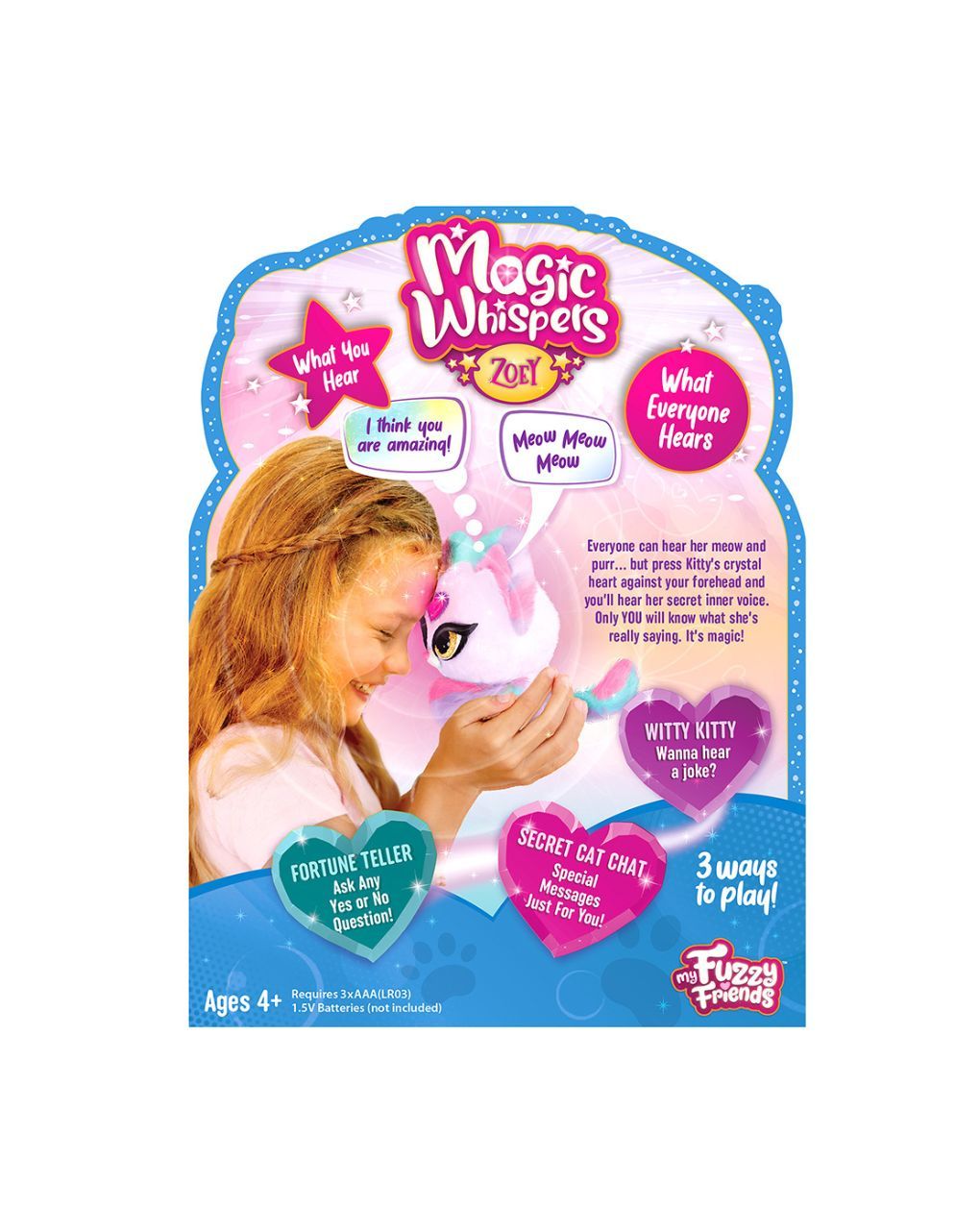 My fuzzy friends magic whisper kitty myg00502 (3 σχέδια) - Giochi Preziosi