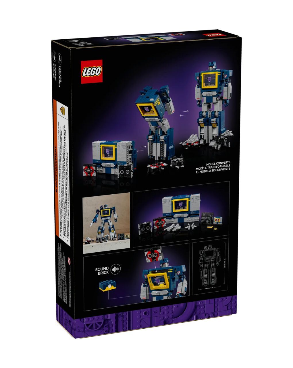 Lego icons transformers soundwave 10358 - Lego