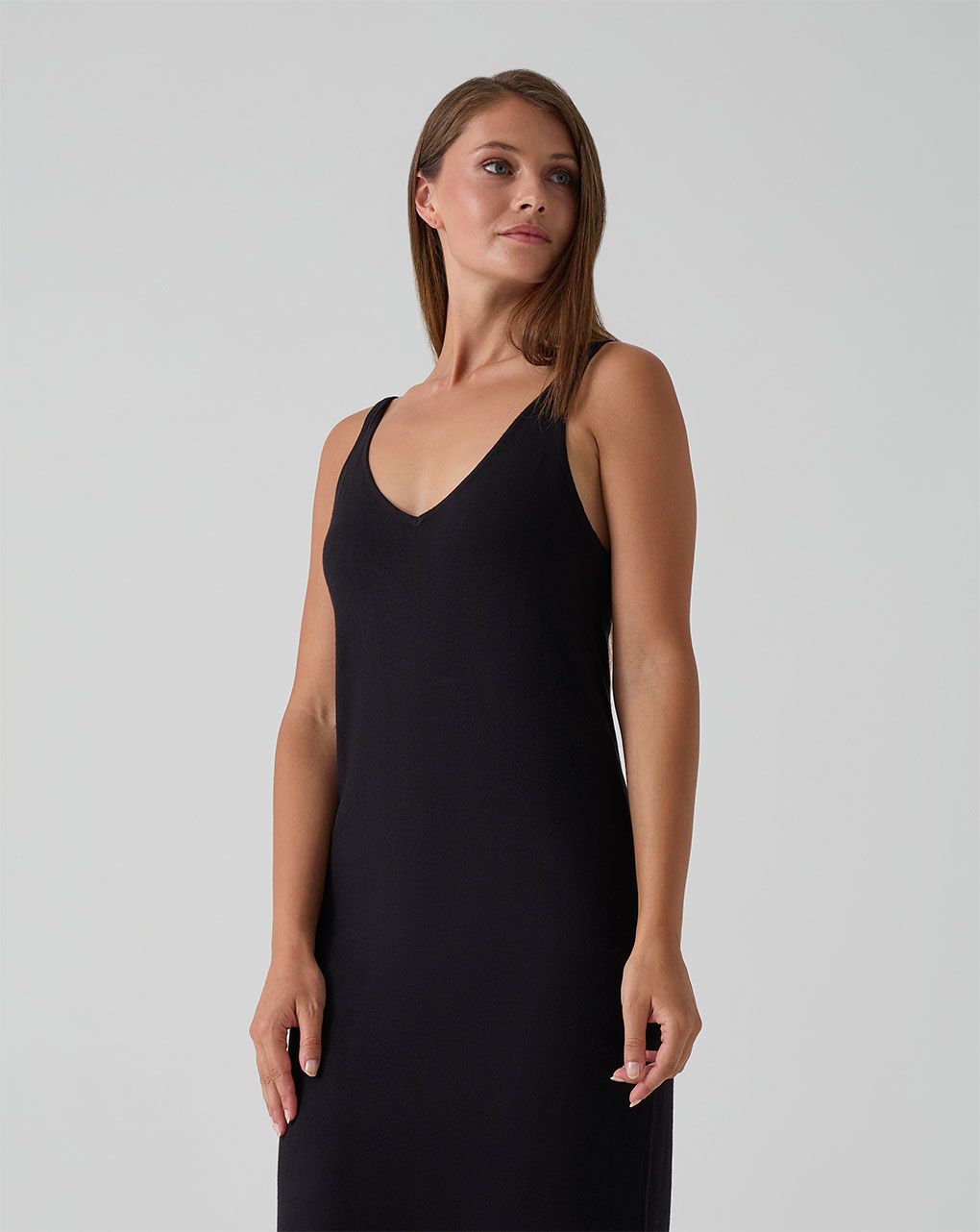 γυναικείο σετ φόρεμα και ζακέτα εγκυμοσύνης/θηλασμού μαύρο - Prénatal