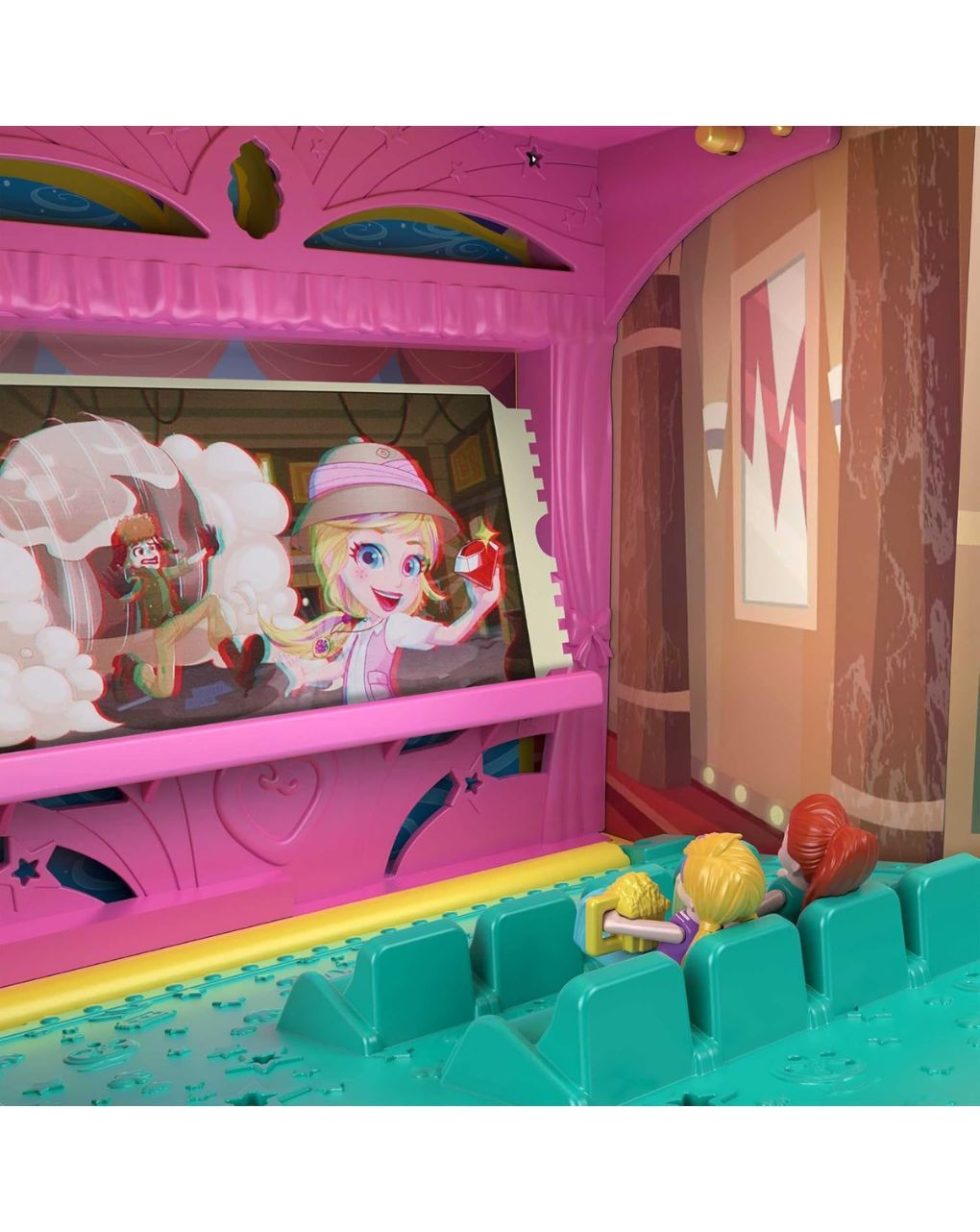 Mattel polly pocket polly σινεμά ποπ κορν σετ gvc96 - POLLY POCKET