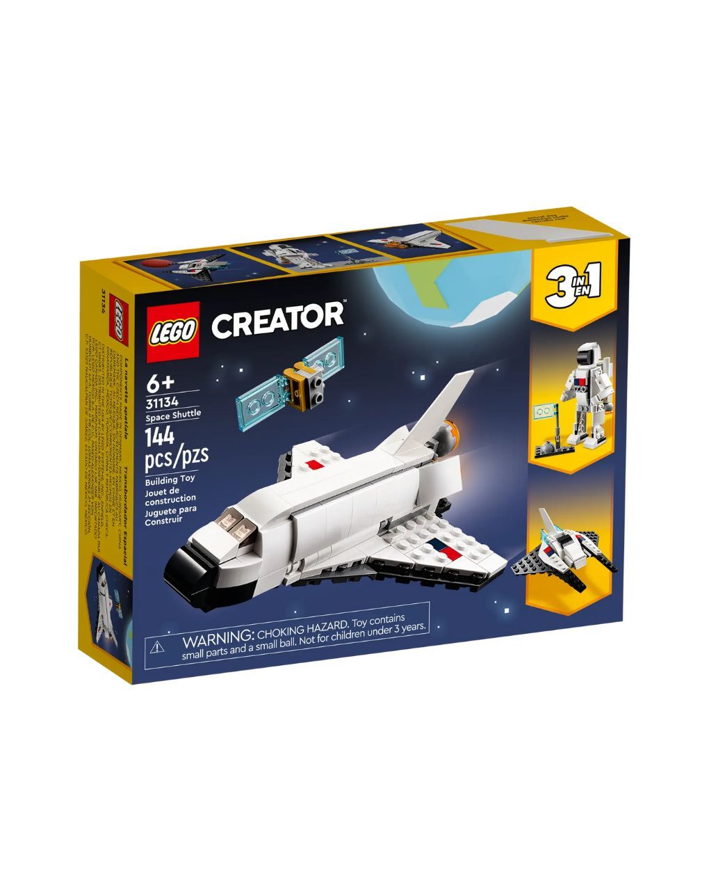 Lego creator 3in1 space shuttl 31134 - LEGO, LEGO Creator