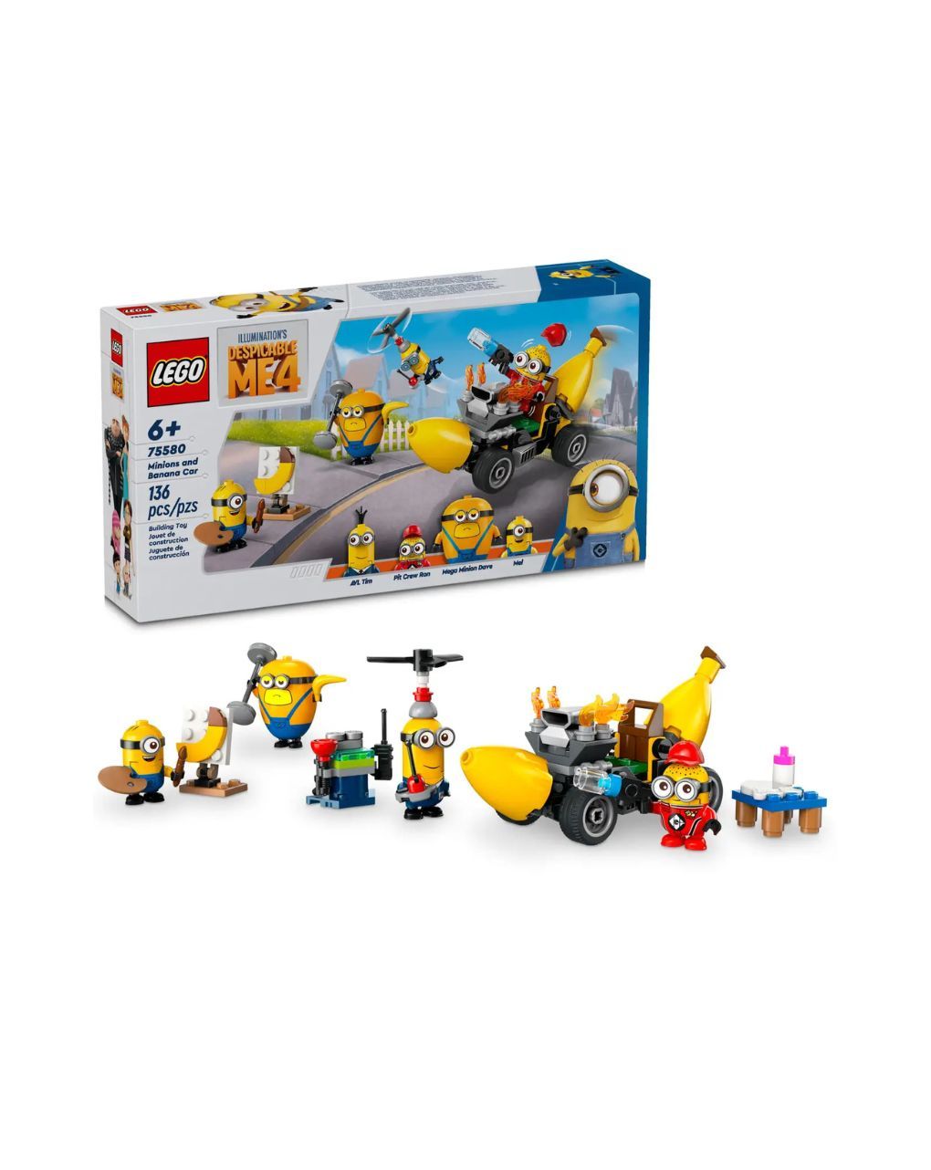 Lego minions & banana car 75580 - Lego
