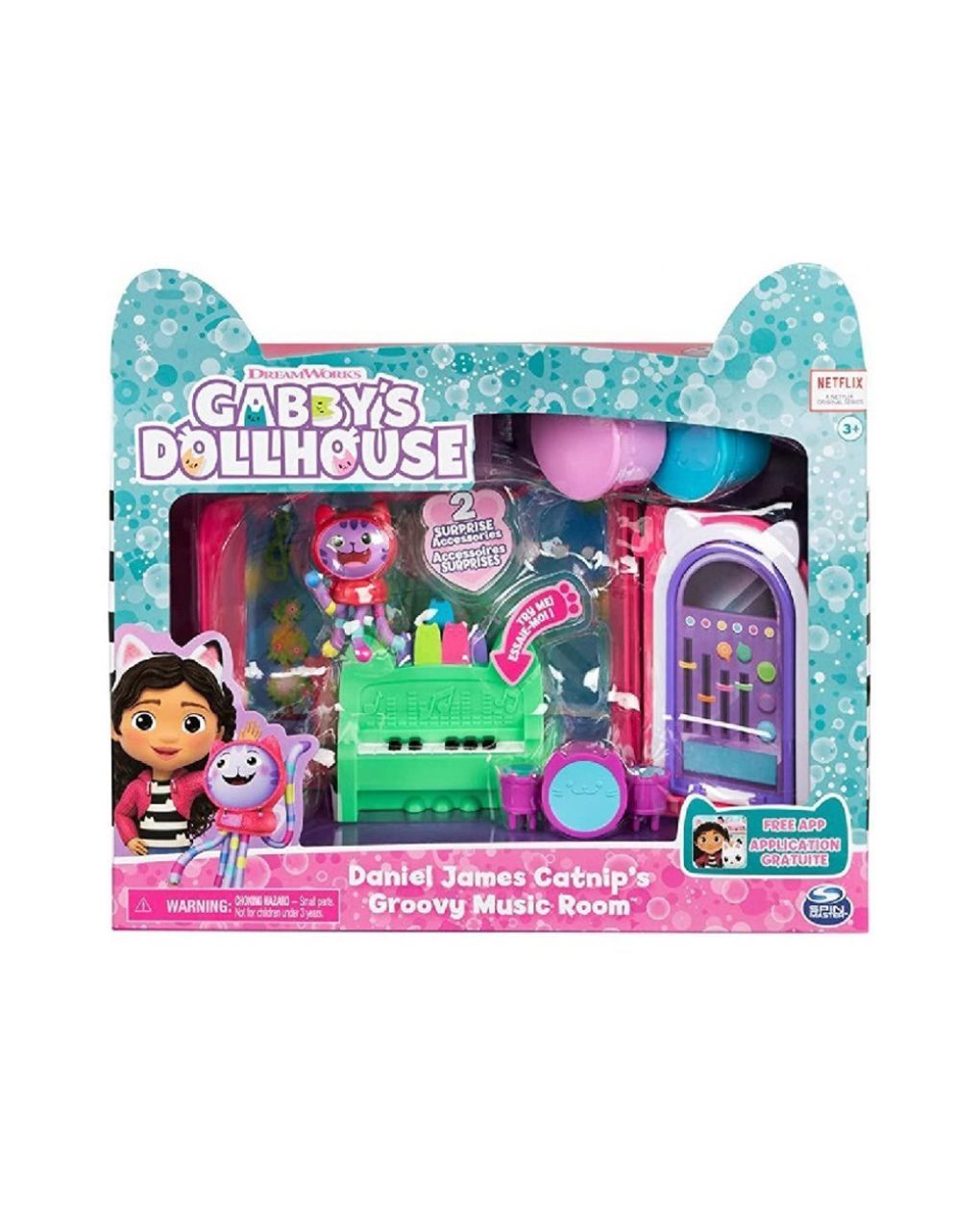 Spin master gabby’s dollhouse mini σετ δωματίου 6069300 (3 σχέδια) - Spin Master